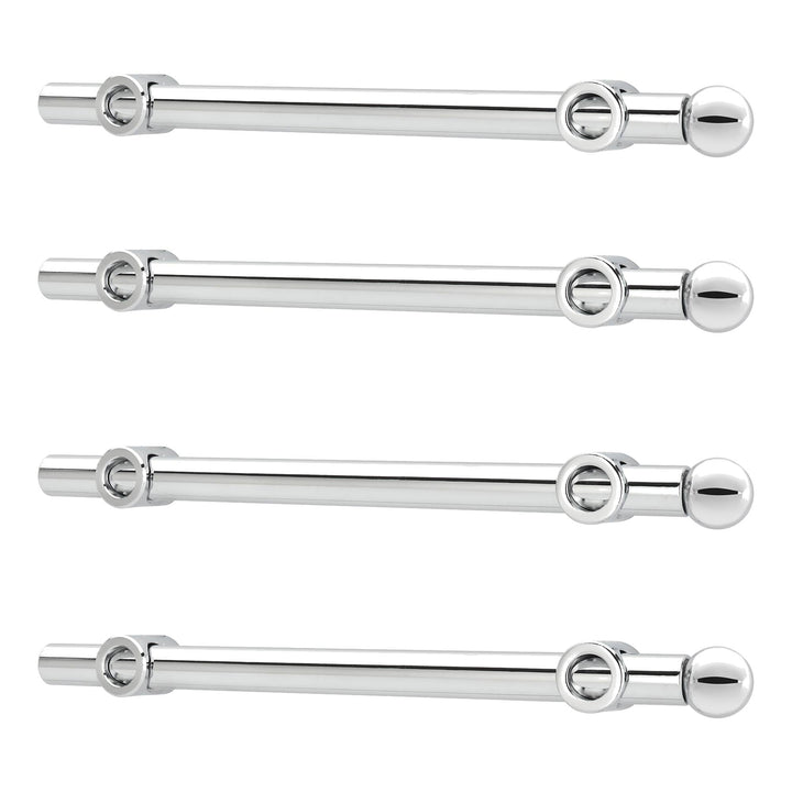 Rev-A-Shelf 12" Extendable Metal Closet Valet Rod, Chrome, CVR-12-CR (4 Pack)
