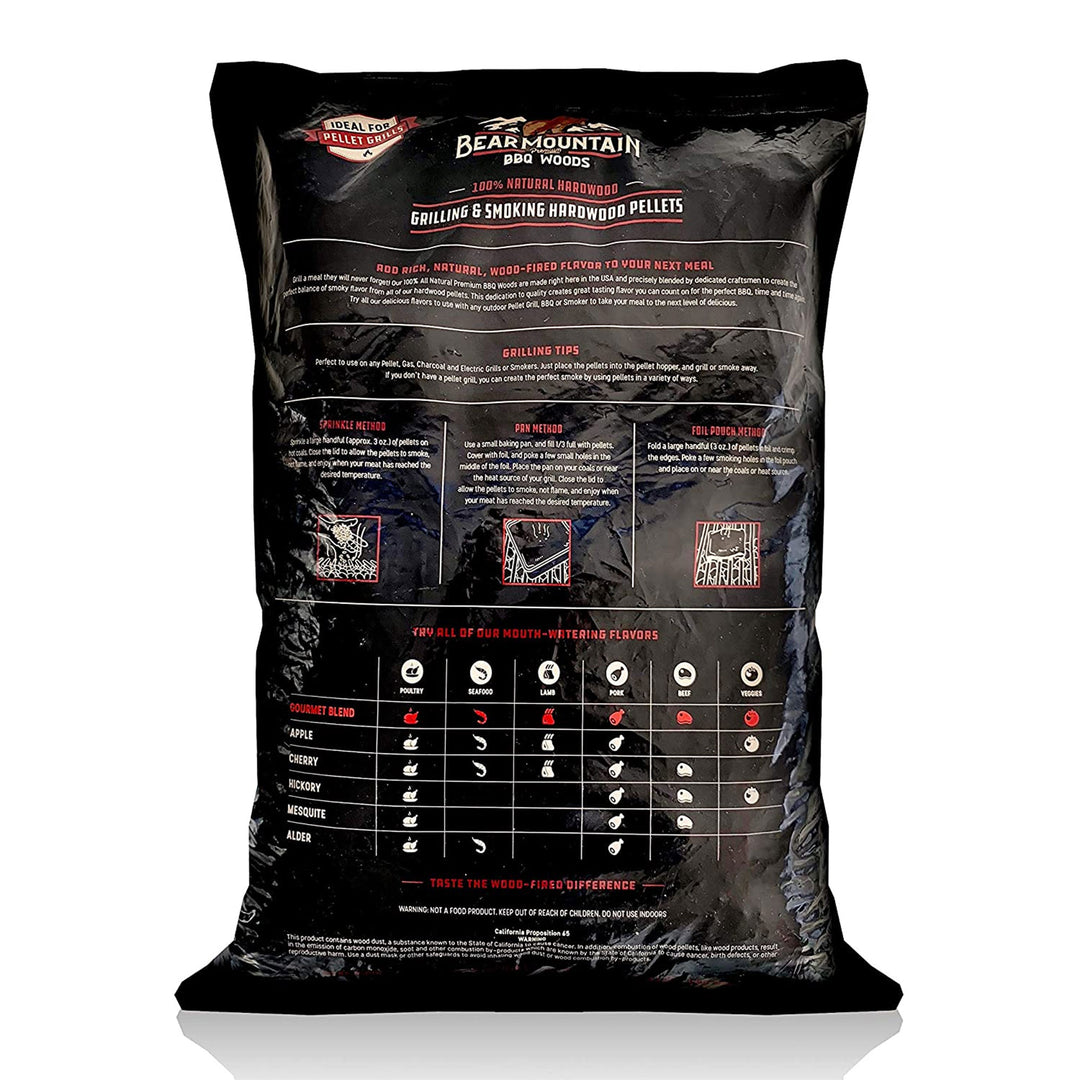 Bear Mountain 100 Percent Natural Alder Sweet Flavor Pellets, 20 Pounds (2 Pack) - VMInnovations