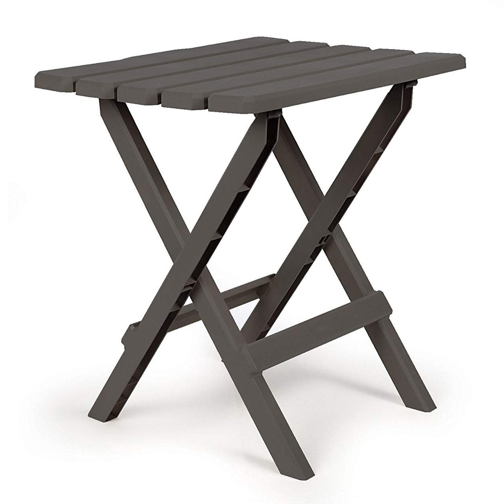 Camco Large Adirondack Portable and Folding Furniture Table, Charcoal (2 Pack) - VMInnovations