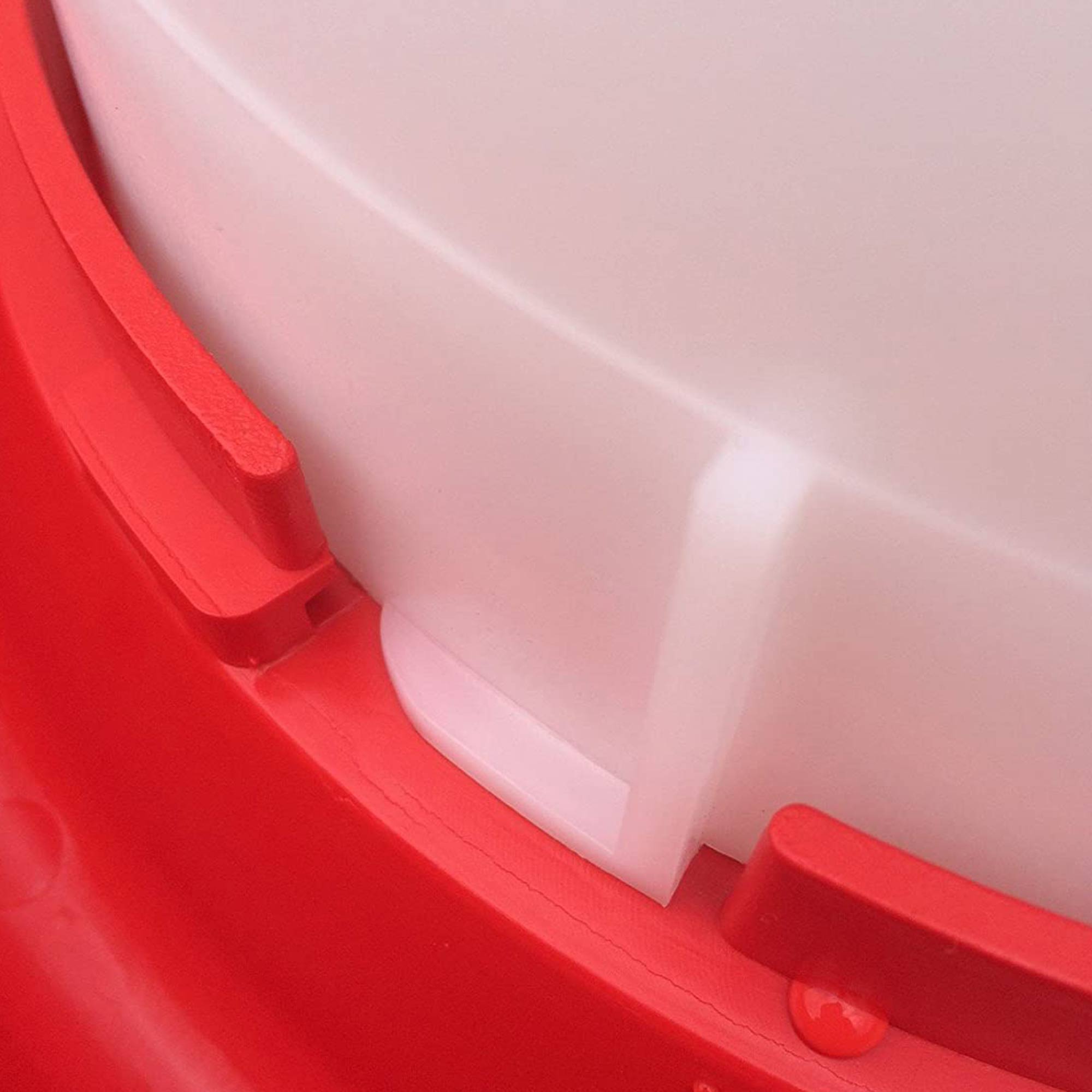 Farm Innovators 3 Gallon Heated Plastic Poultry Water Fountain, Red (8 Pack)