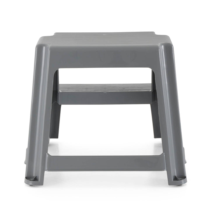 Gracious Living 16" Plastic 2 Step Portable Garage Home & Kitchen Stool (4 Pack) - VMInnovations