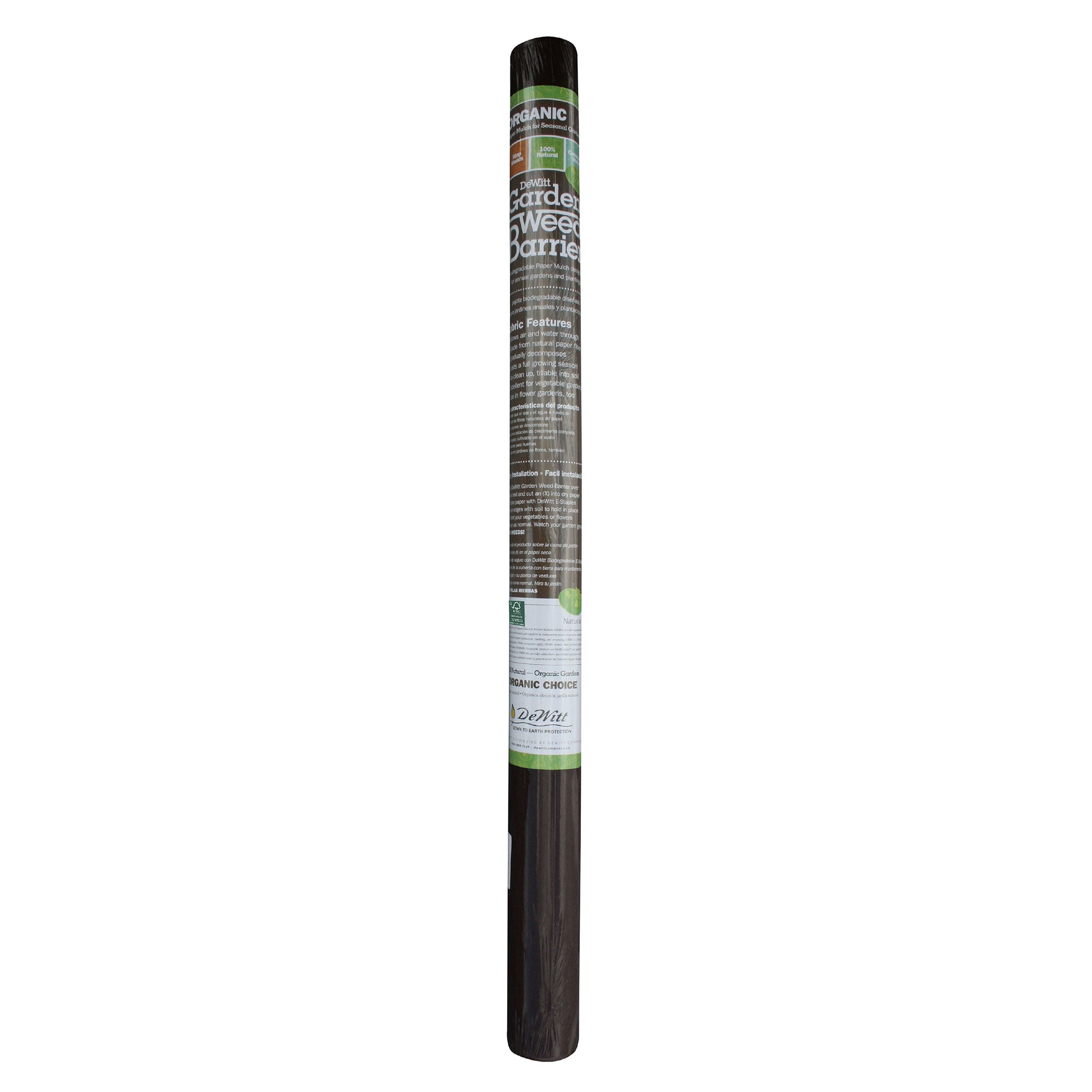 DeWitt 3 x 300 Ft Natural Biodegradable Paper Mulch Garden Weed Barrier (2 Pack) - VMInnovations