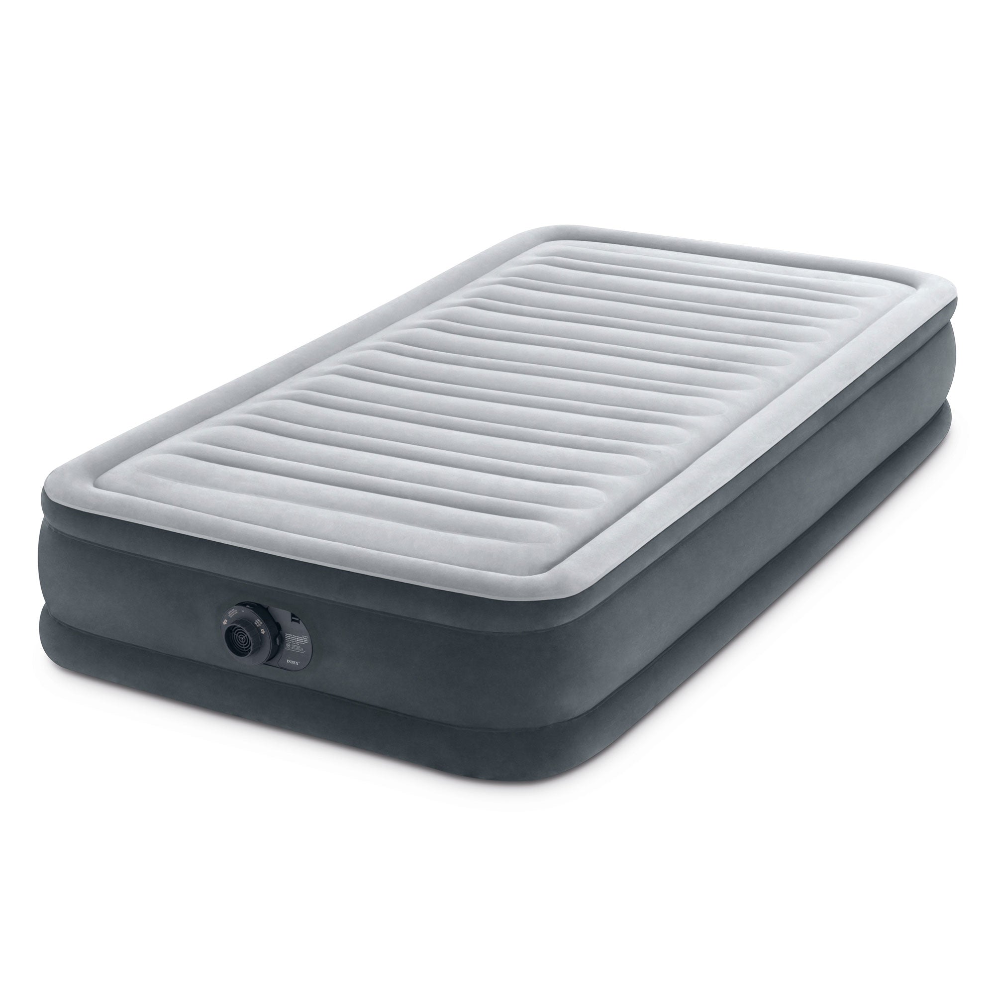 Intex Comfort Deluxe Dura-Beam Plush Airbed Mattress with Pump, Twin (3 Pack) - VMInnovations