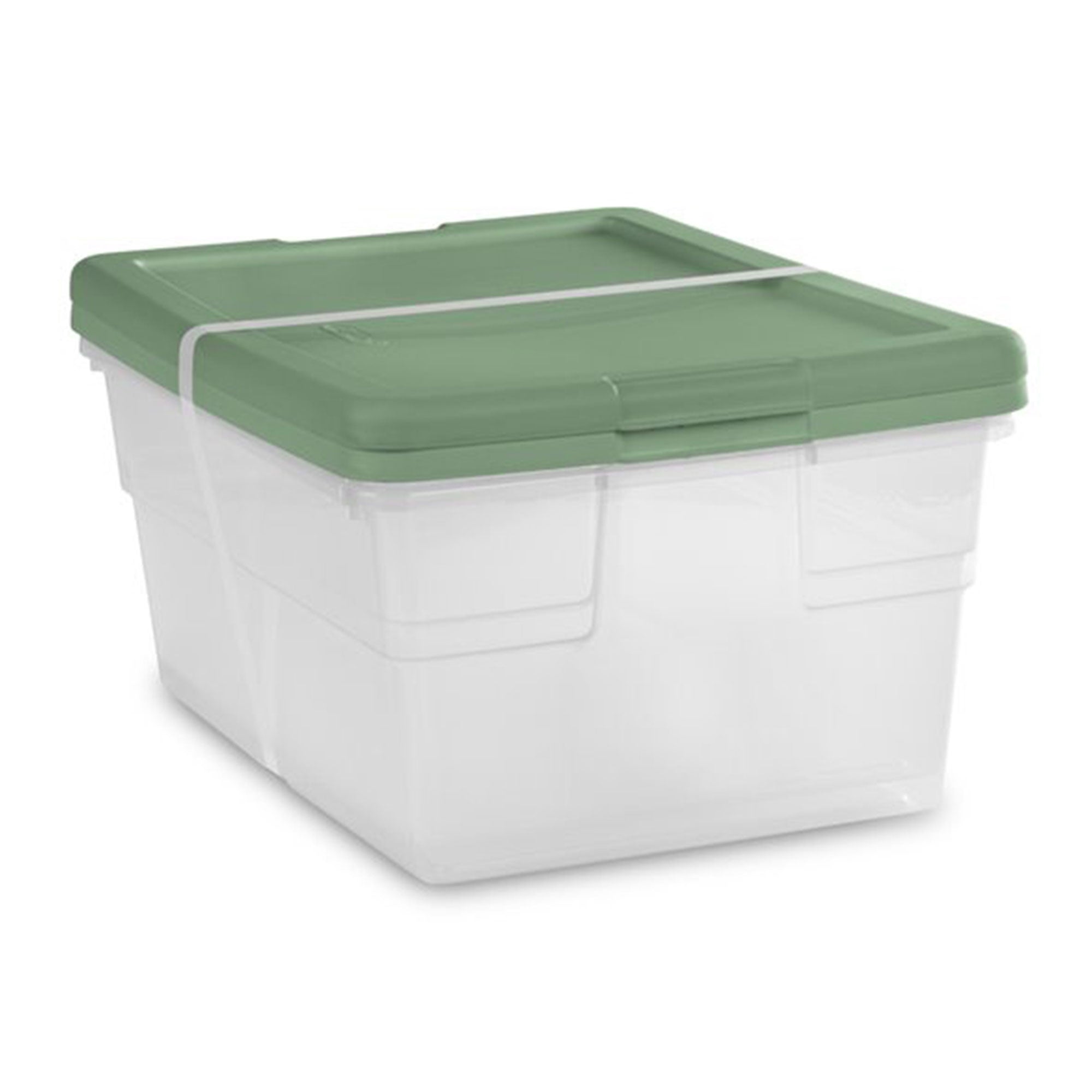 Sterilite 16 Quart Clear Plastic Storage Home Organizer Bins, Set of 2 (3 Pack) - VMInnovations