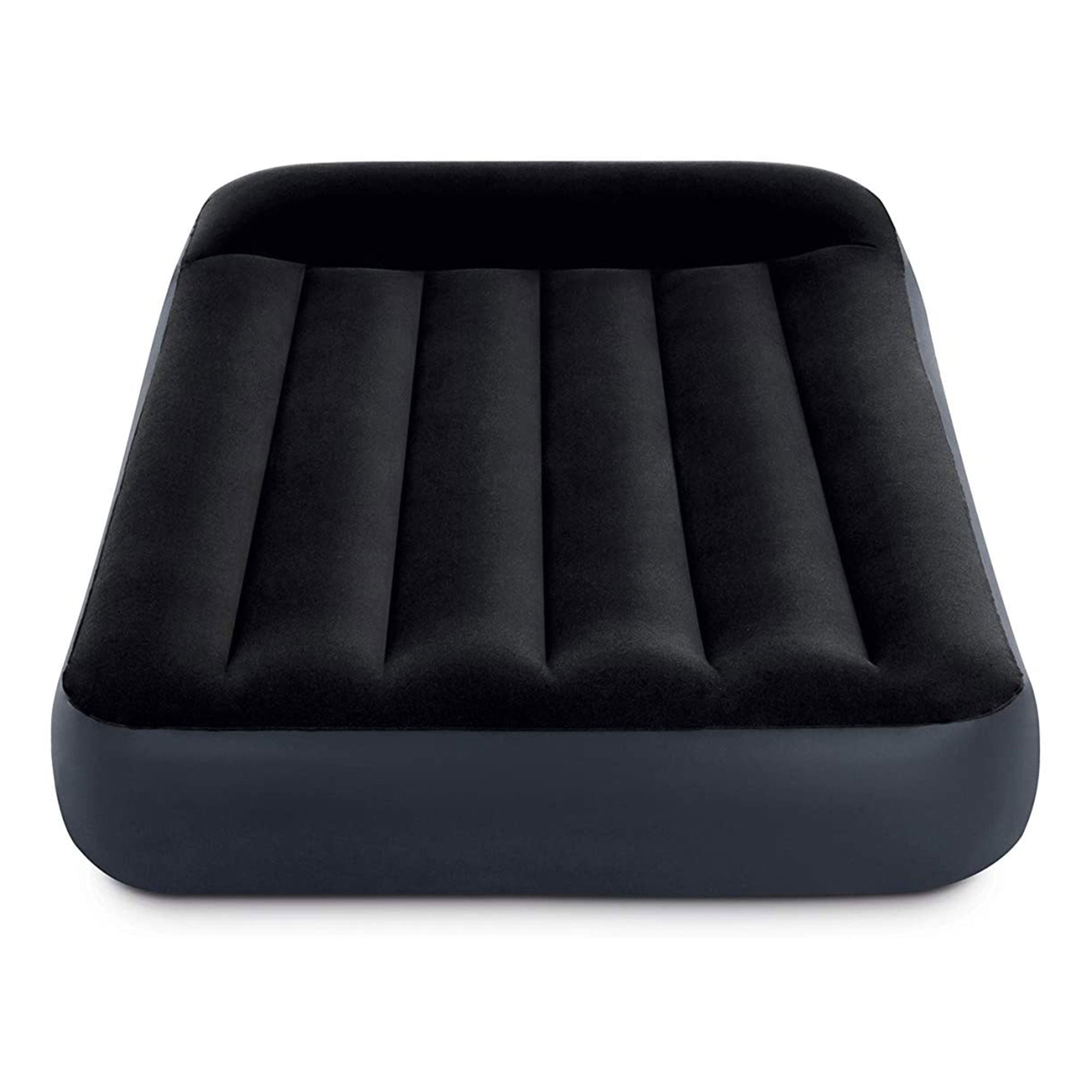 Intex Dura Pillow Rest Classic Blow Up Mattress Air Bed with Pump, Twin (2 Pack) - VMInnovations