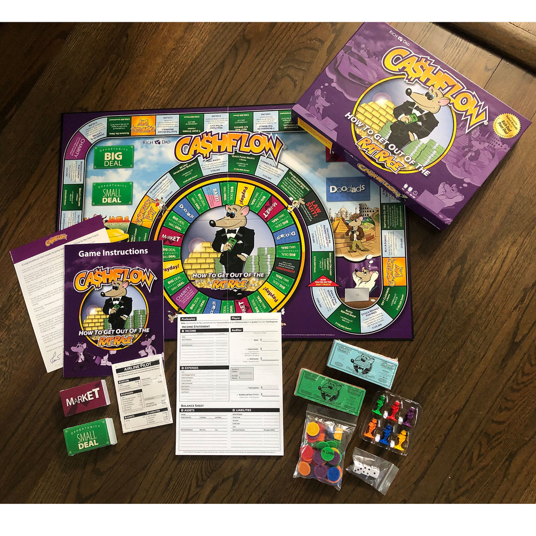 Rich Dad CASHFLOW Financial Literacy Educational Board Game, 2020, (2 Pack) - VMInnovations