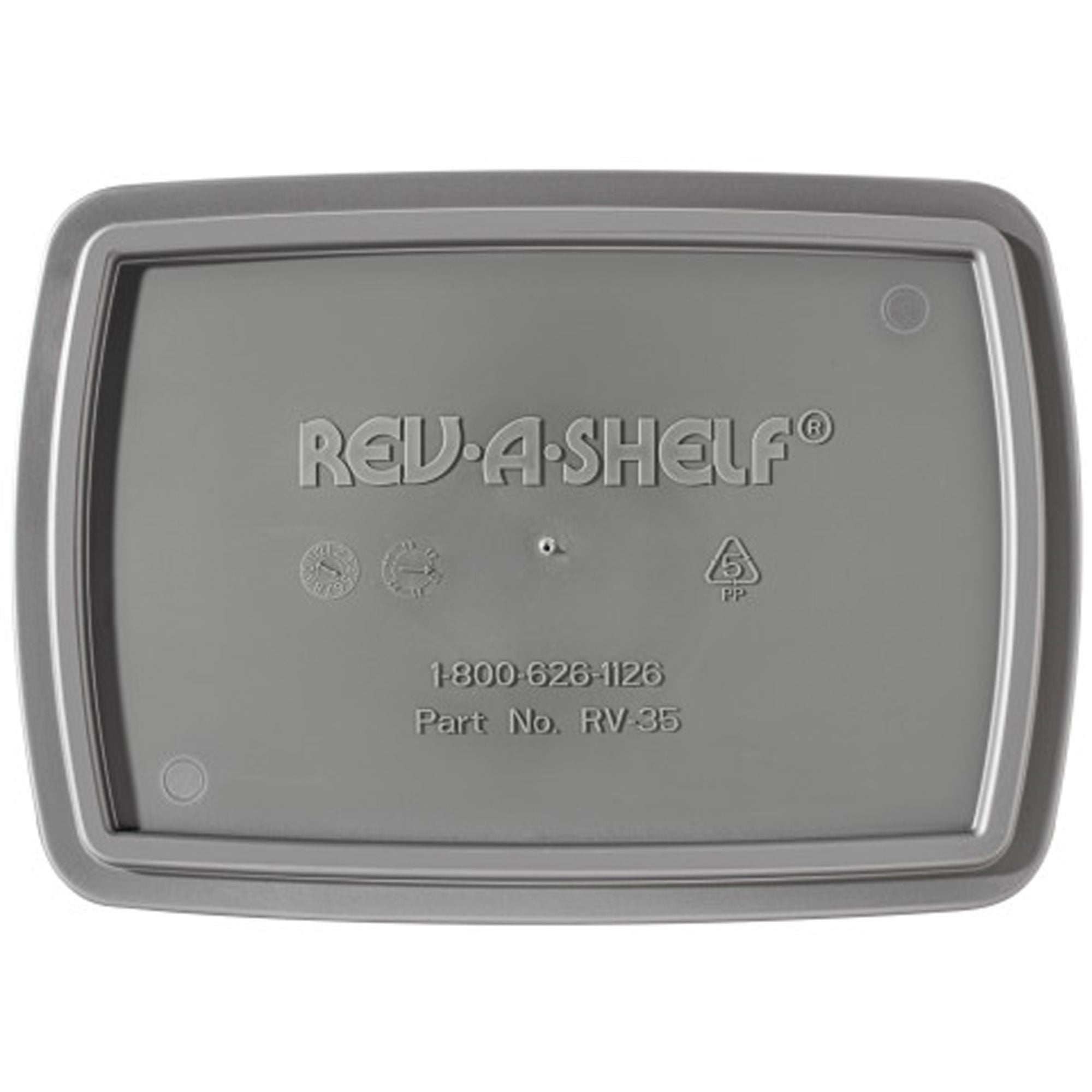 Rev-A-Shelf 35 Qt Plastic Under Sink Trash Can Replacement, RV-35-17-52 (2 Pack) - VMInnovations