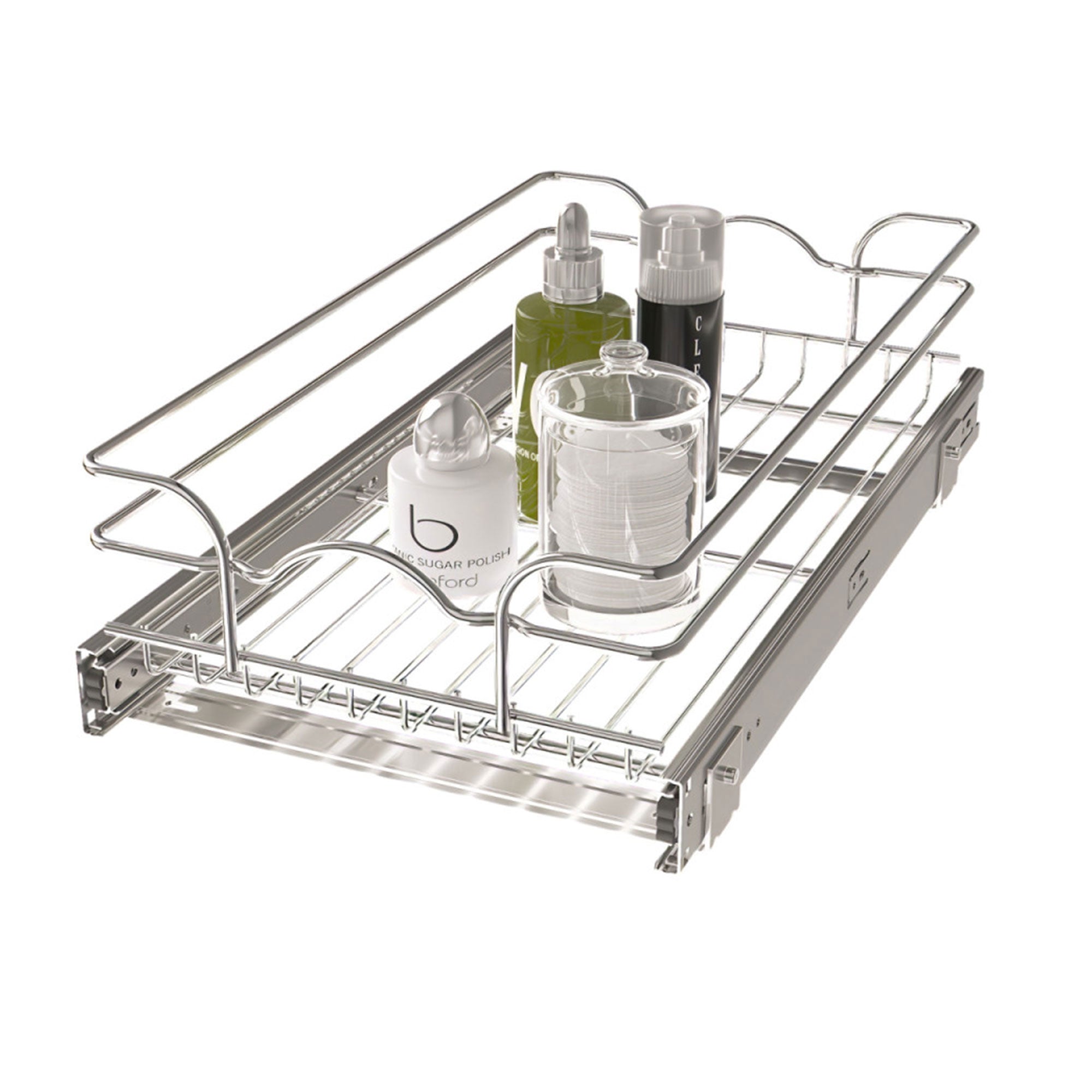 Rev-A-Shelf Cabinet Pull Out Shelf Organizer, 12 x 20 In, 5WB1-1220CR-1 (2 Pack)