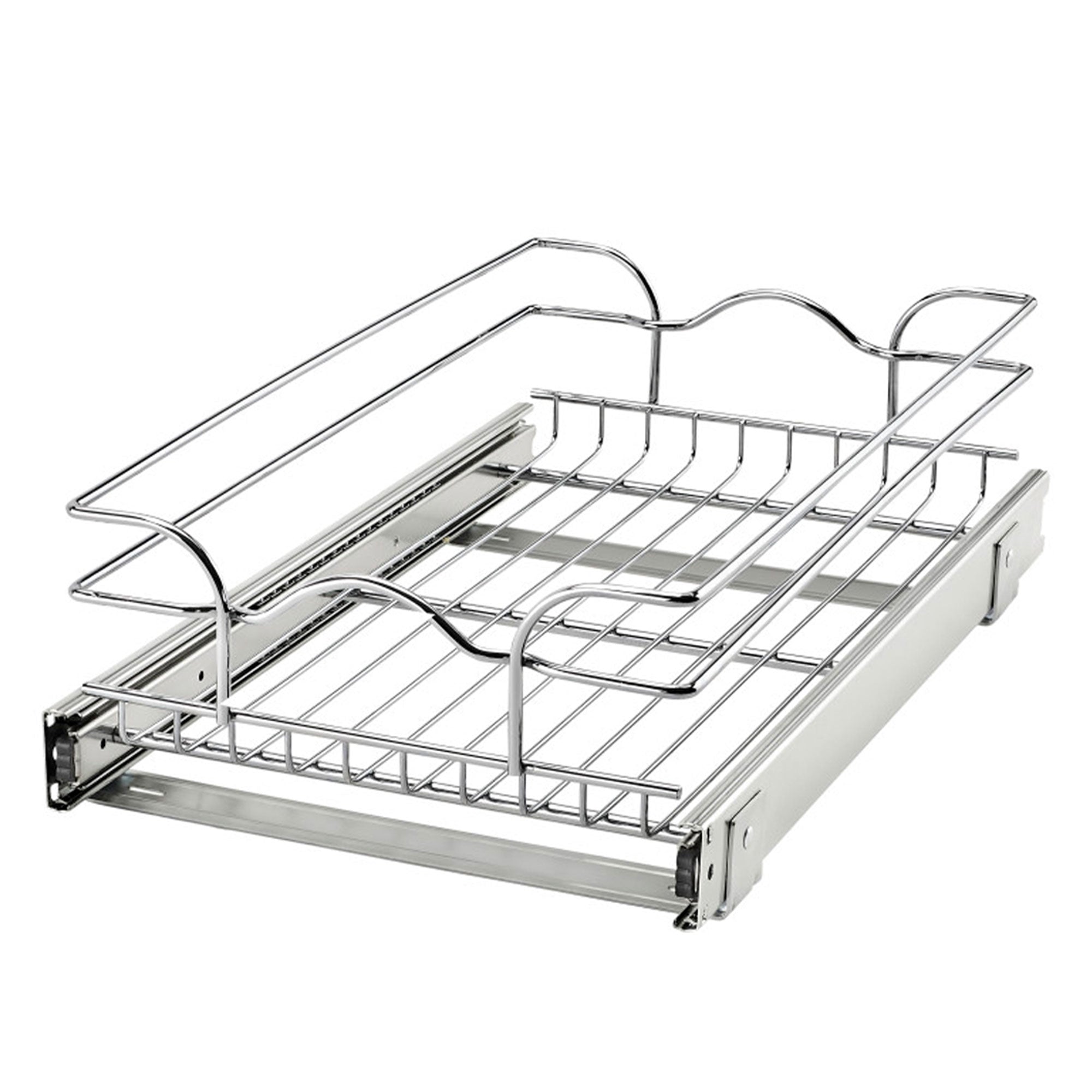 Rev-A-Shelf Cabinet Pull Out Shelf Organizer, 12 x 20 In, 5WB1-1220CR-1 (2 Pack)