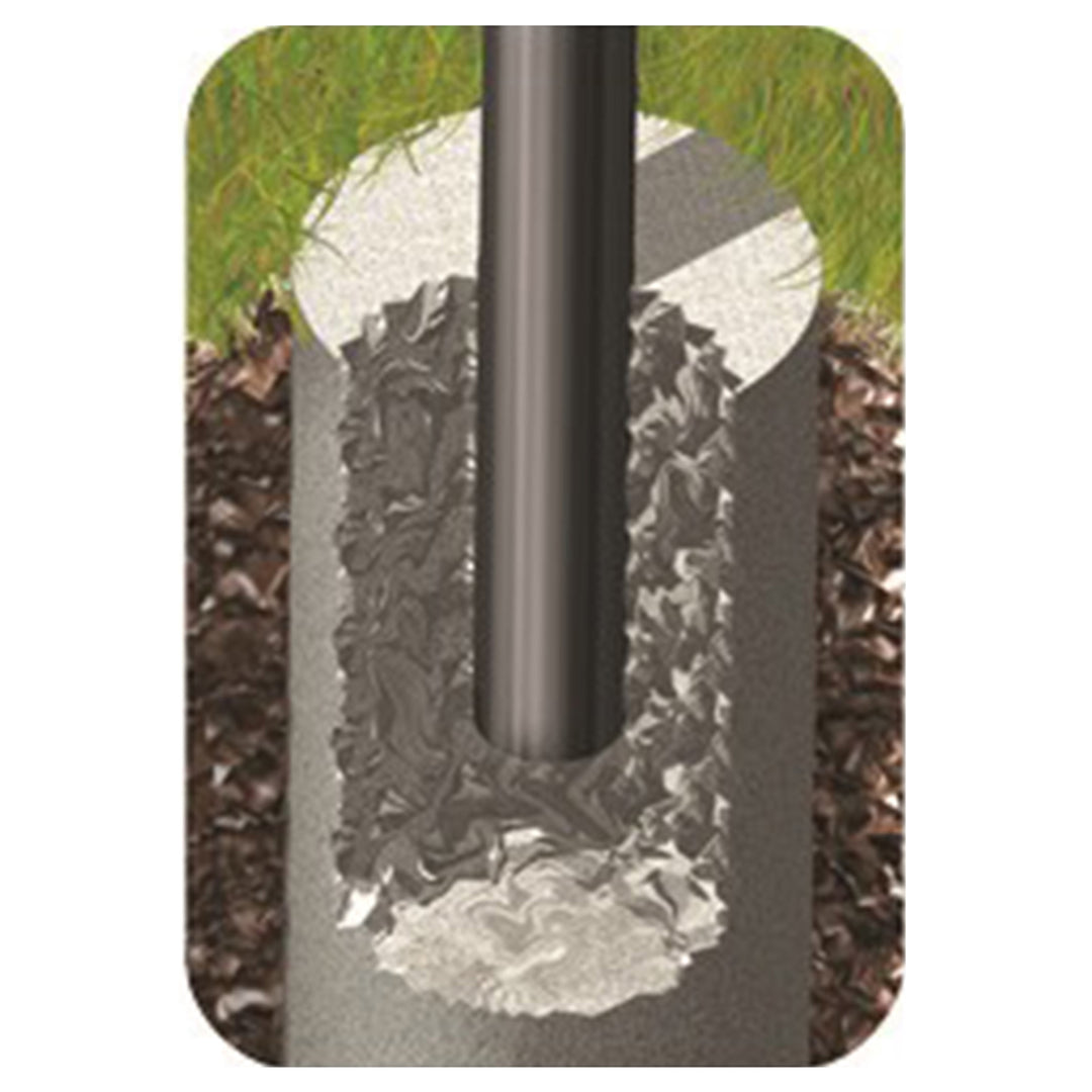 Pilot Rock Park Style Steel Outdoor BBQ Charcoal Grill and Post, Black (3 Pack) - VMInnovations