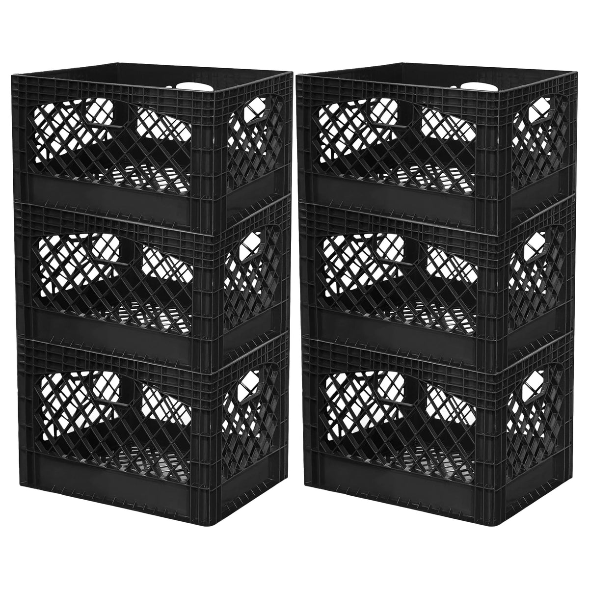 Juggernaut Storage Crate for Office Storage & Classroom Organization, 6-Pack - VMInnovations