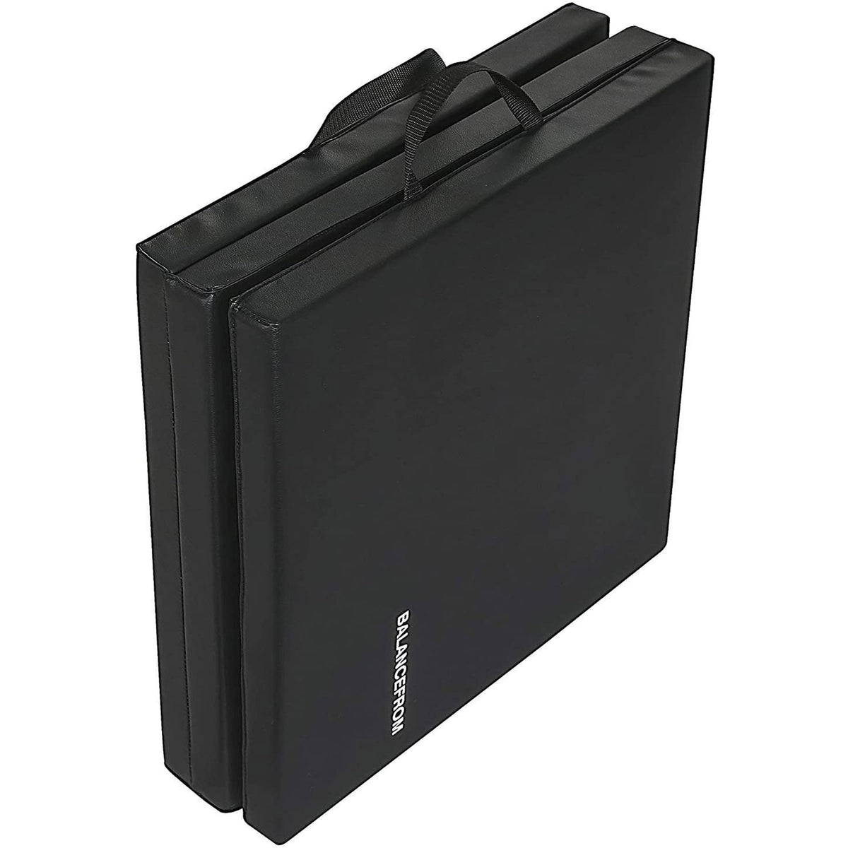 BalanceFrom Fitness GoGym 6x2ft Folding 3 Panel Exercise Mat, Black (2 Pack) - VMInnovations