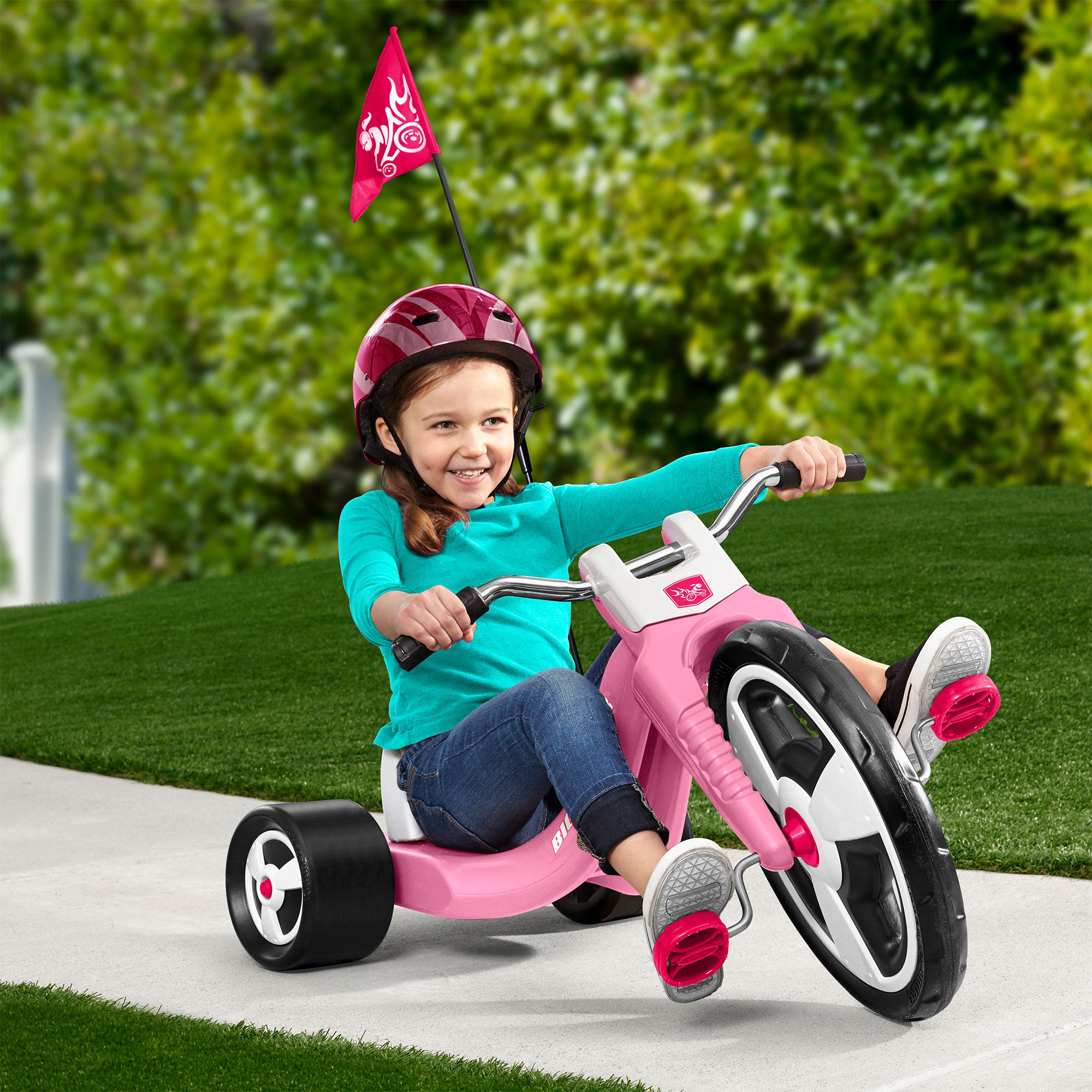 Radio Flyer Big Flyer Sport w/Large Front Wheel and Adjustable Seat, Pink (Used)