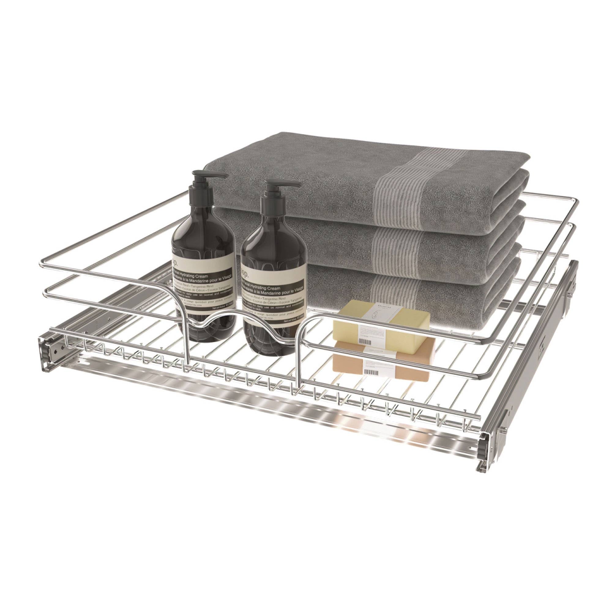 Rev-A-Shelf Kitchen Cabinet Shelf Organizer, 21 x 20 In, 5WB1-2120CR-1 (2 Pack)