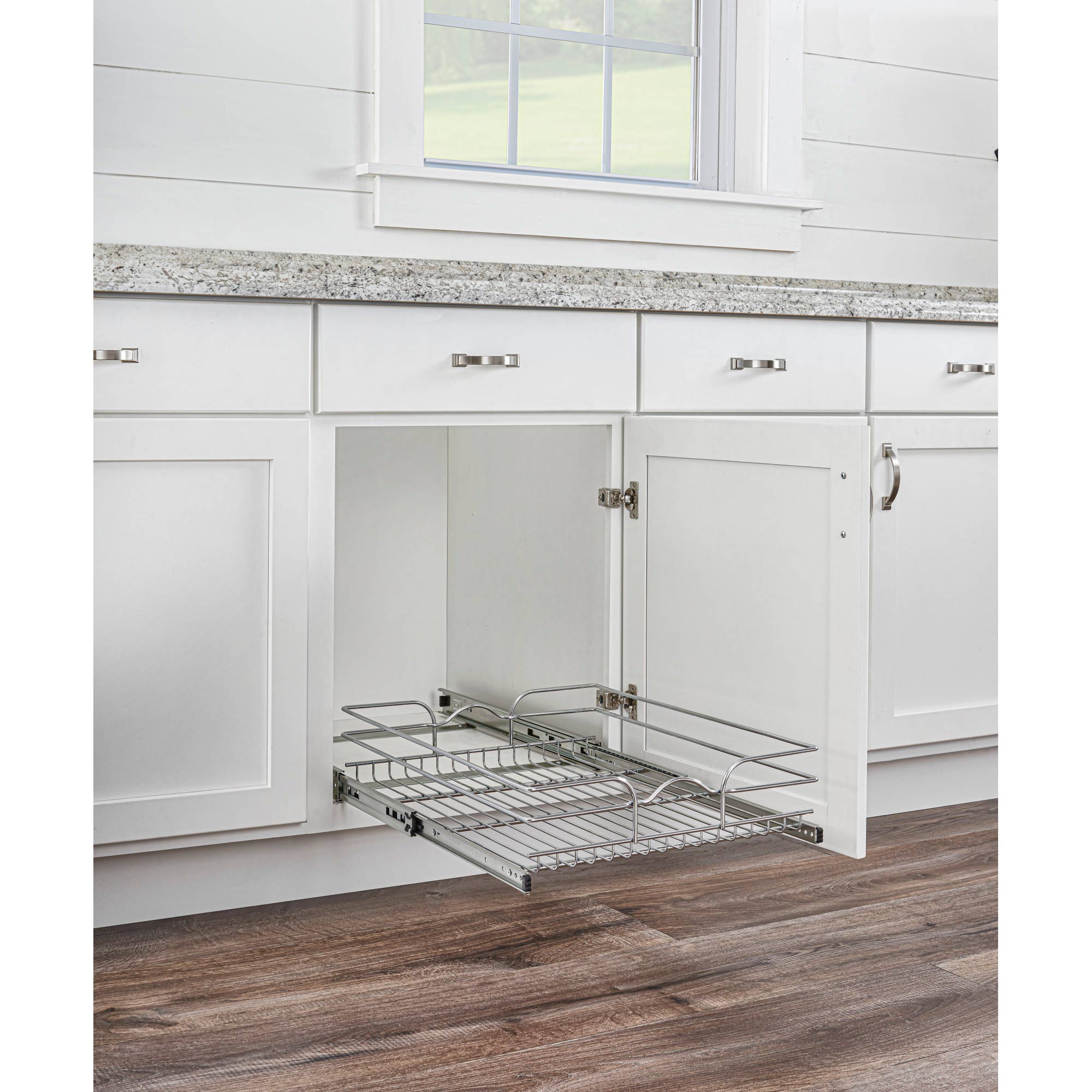 Rev-A-Shelf Kitchen Cabinet Shelf Organizer, 21 x 20 In, 5WB1-2120CR-1 (2 Pack)