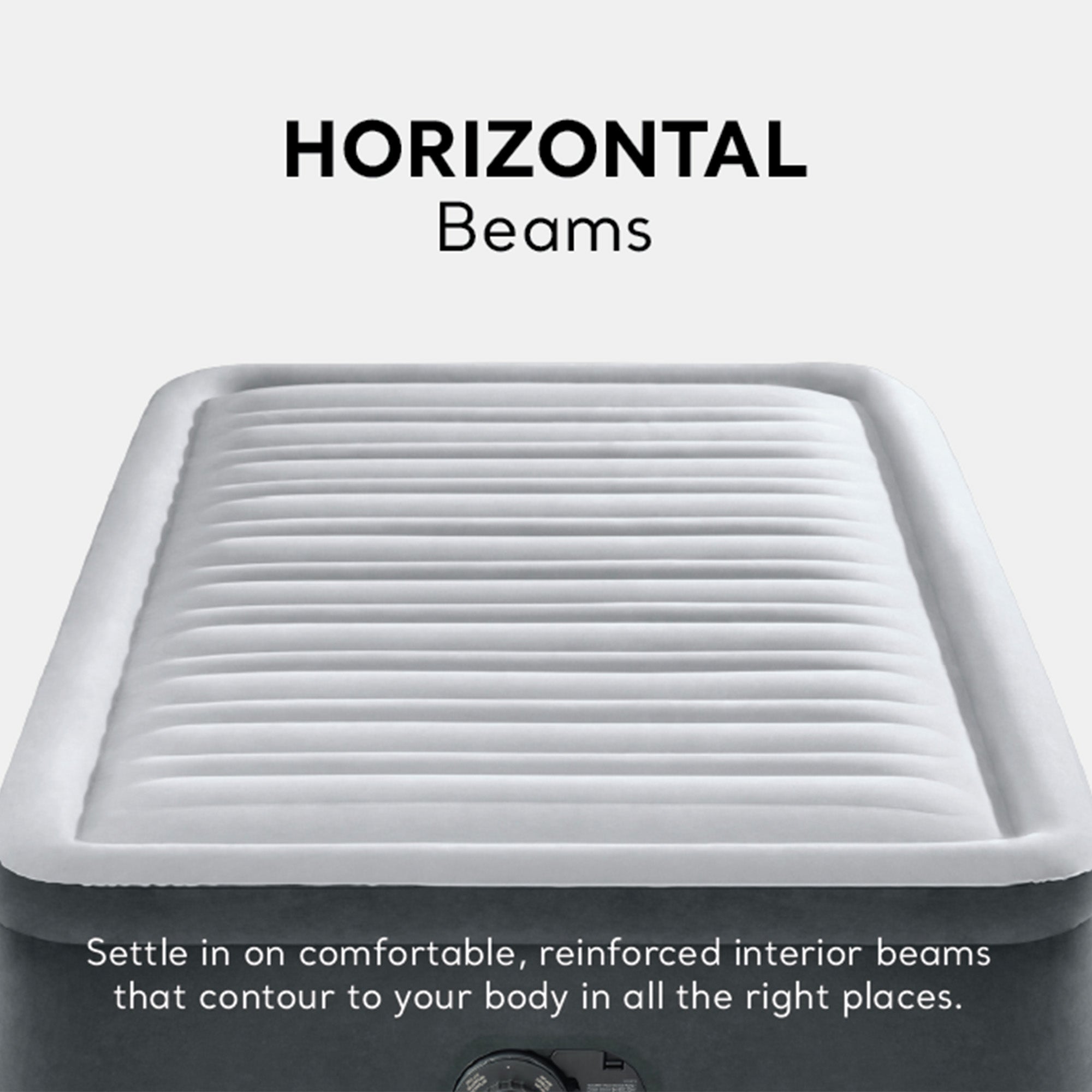 Intex Dura Beam Comfort Plus Airbed Mattress w/ Built-In Pump, Twin Size, 4 Pack - VMInnovations