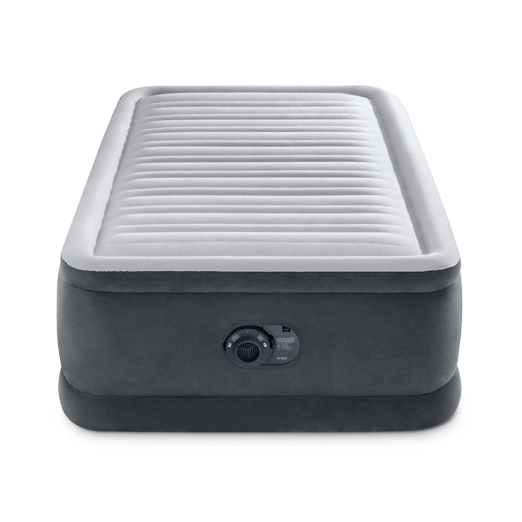 Intex Dura Beam Comfort Plus Airbed Mattress w/ Built-In Pump, Twin Size, 4 Pack - VMInnovations