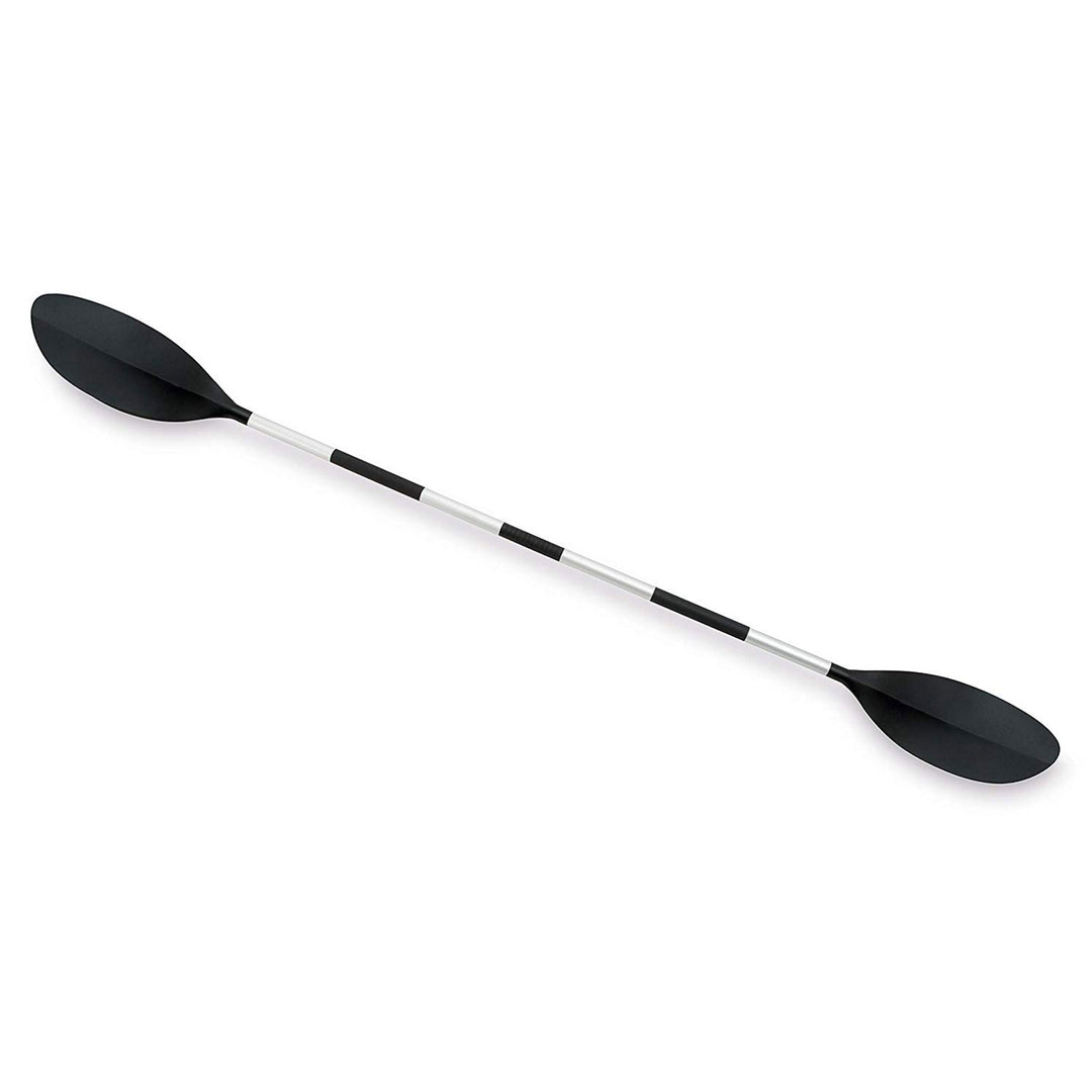 Intex 86" Lightweight Aluminum Double Oar Inflatable Kayak Paddle, Black, 6 Pack - VMInnovations