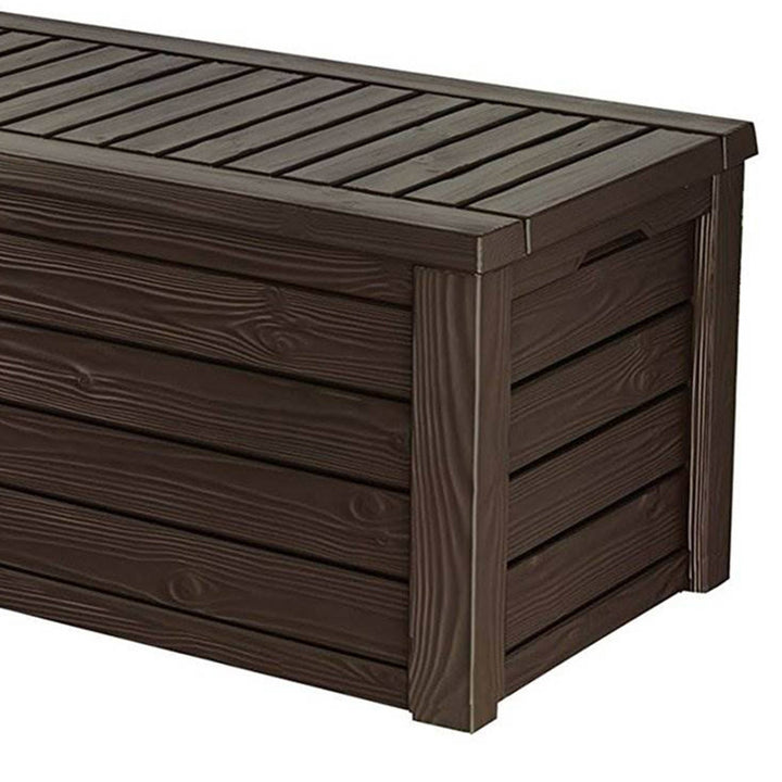 Keter Unity 40 Gal Grilling Bar Cart with Westwood 150 Gal Storage Deck Box - VMInnovations