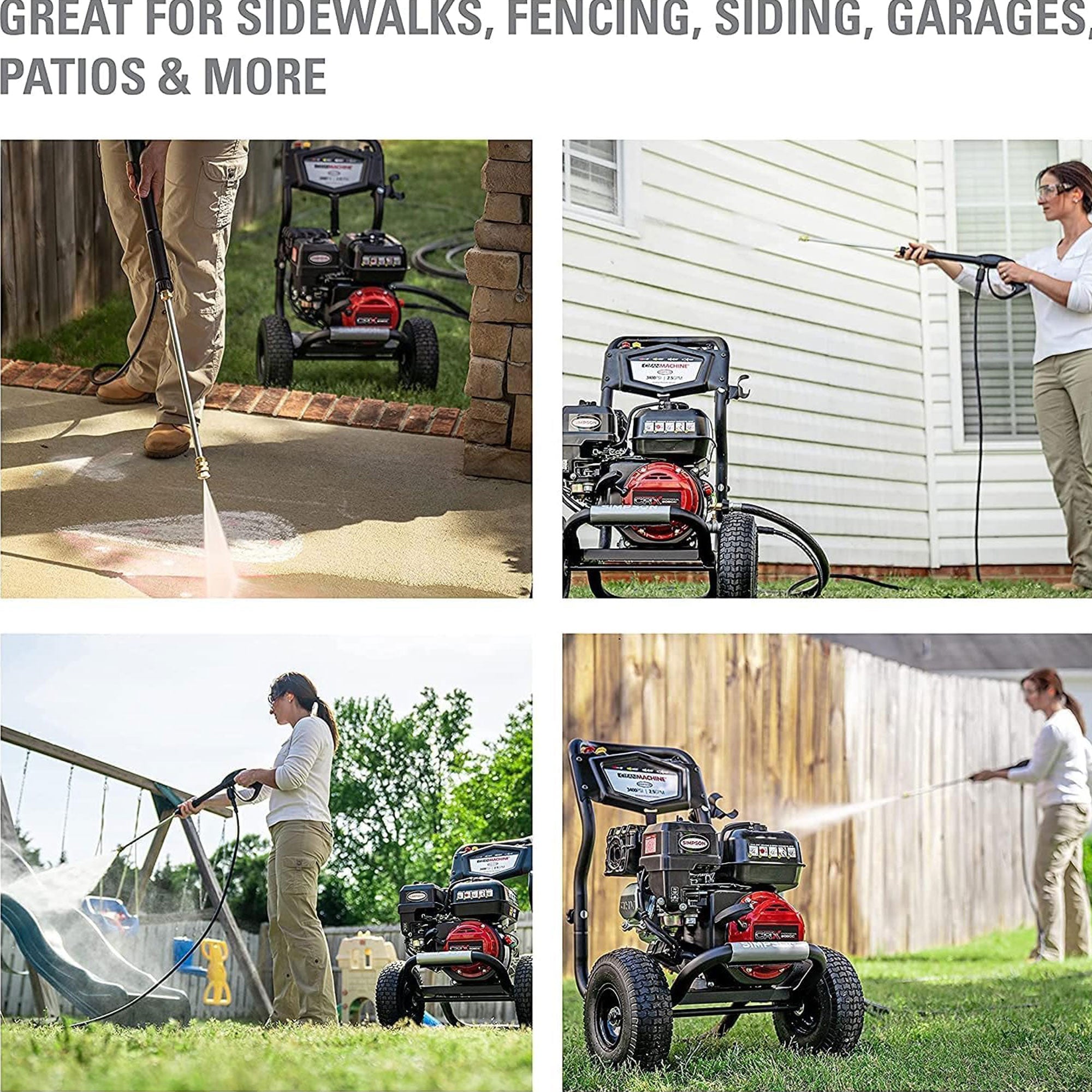 SIMPSON Clean Machine Cold Water Residential Gas Pressure Washer (Refurbished) - VMInnovations