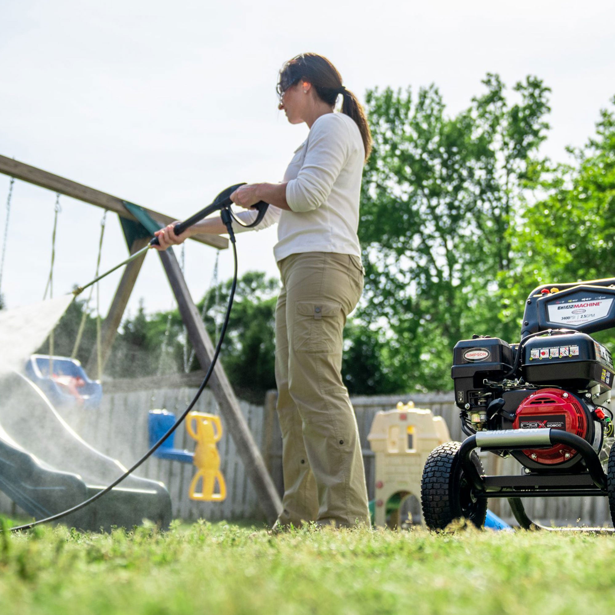 SIMPSON Clean Machine Cold Water Residential Gas Pressure Washer (Refurbished) - VMInnovations