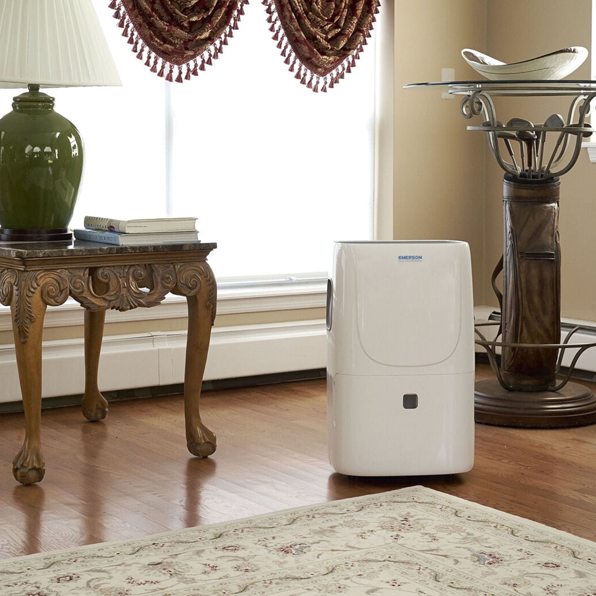 Emerson Quiet Kool 40 Pint Digital Dehumidifier w/3 Fan Speeds, White (Open Box) - VMInnovations