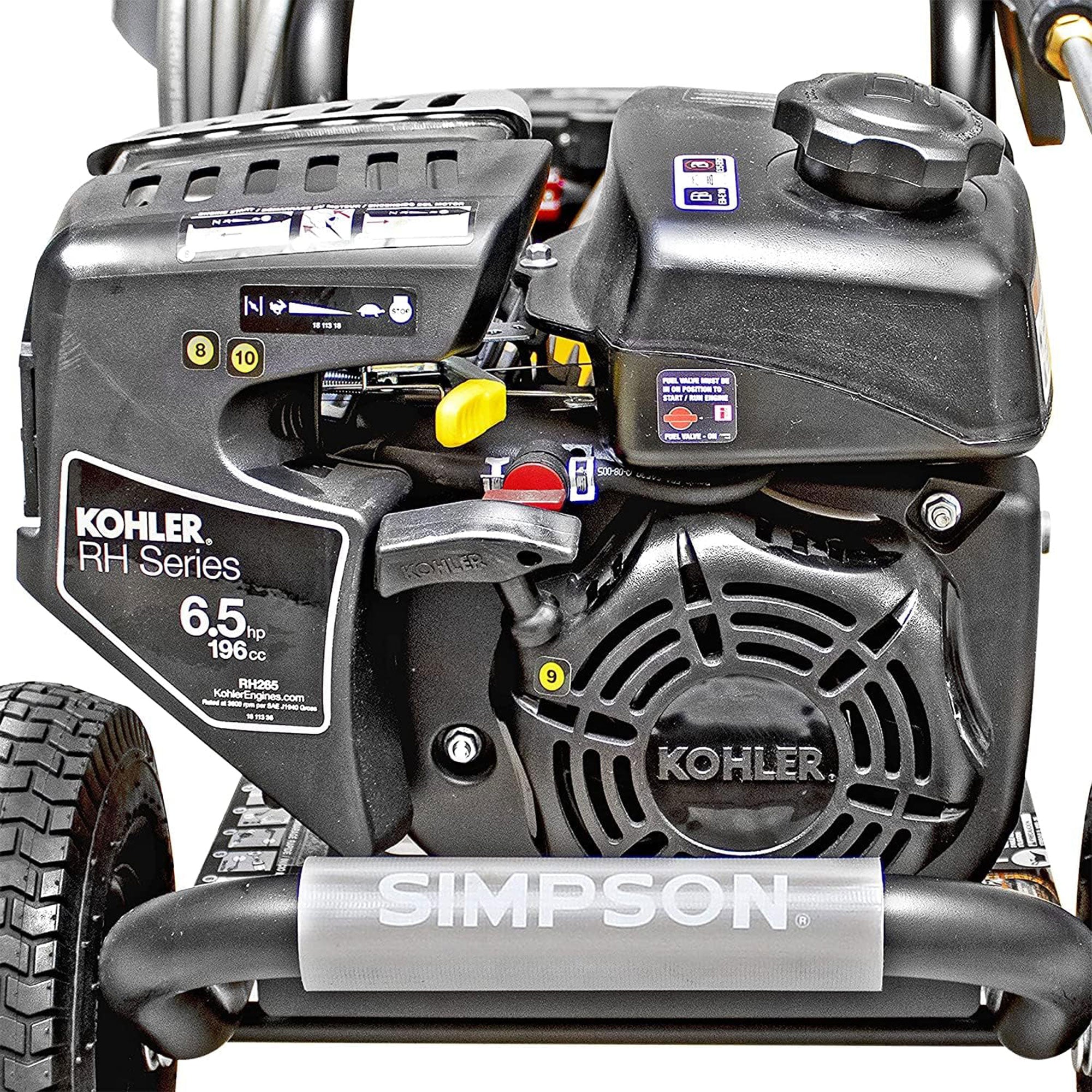 SIMPSON 3,100 PSI Gas Pressure Washer, Spray Gun & Wand, MS60763-S (Refurbished) - VMInnovations
