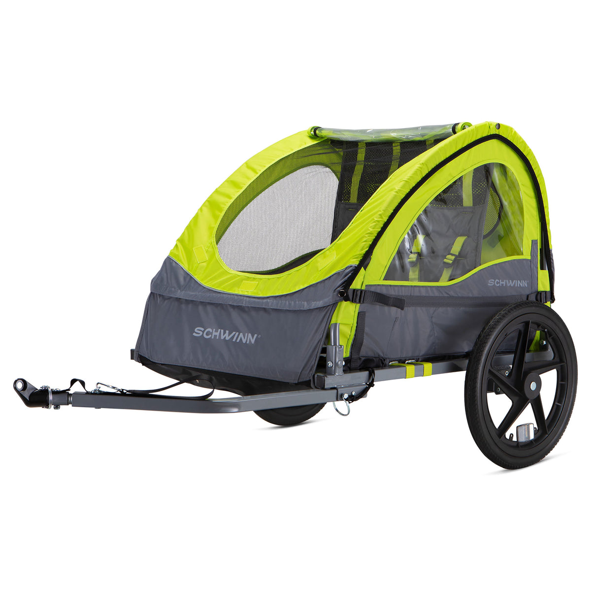 Schwinn Gemini Toddler Unisex Trailer with Stroller Kit & Aluminum Frame Design - VMInnovations
