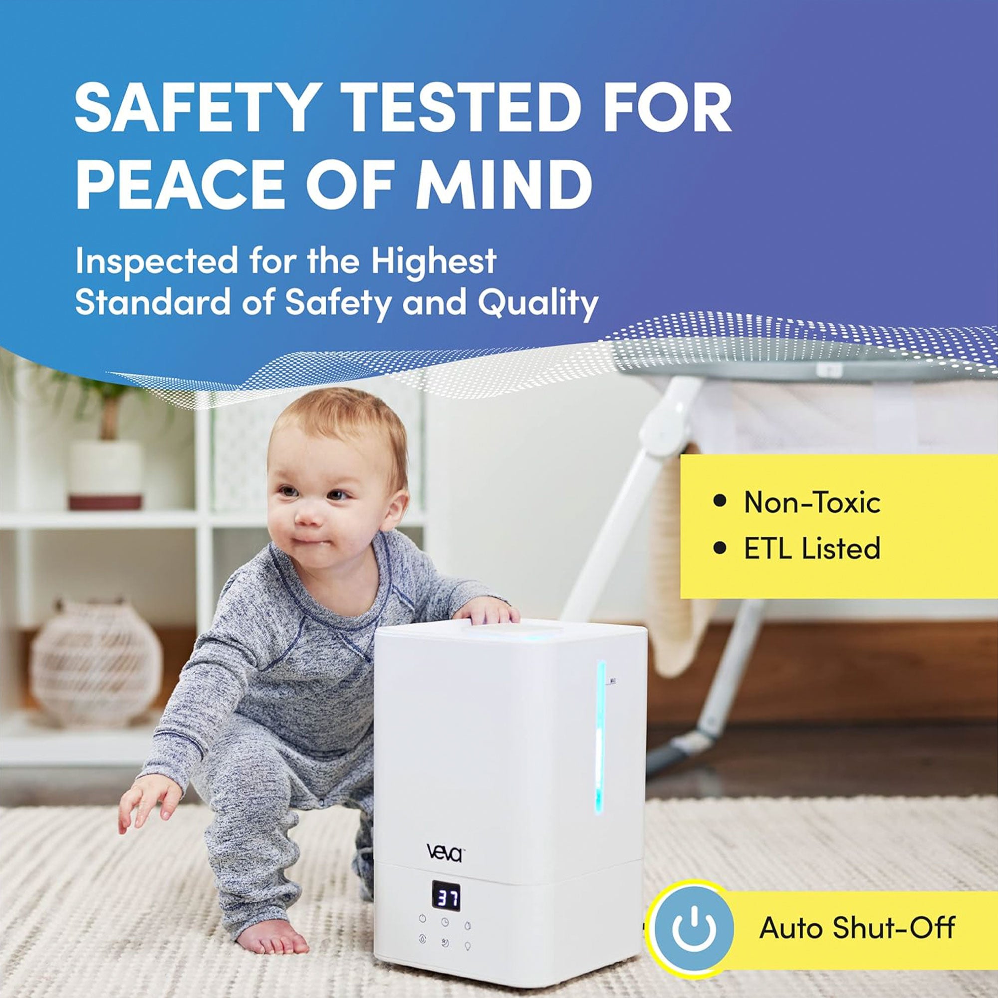 Veva Cool Mist Water Vaporizer Essential Oil Humidifiers (Used) - VMInnovations