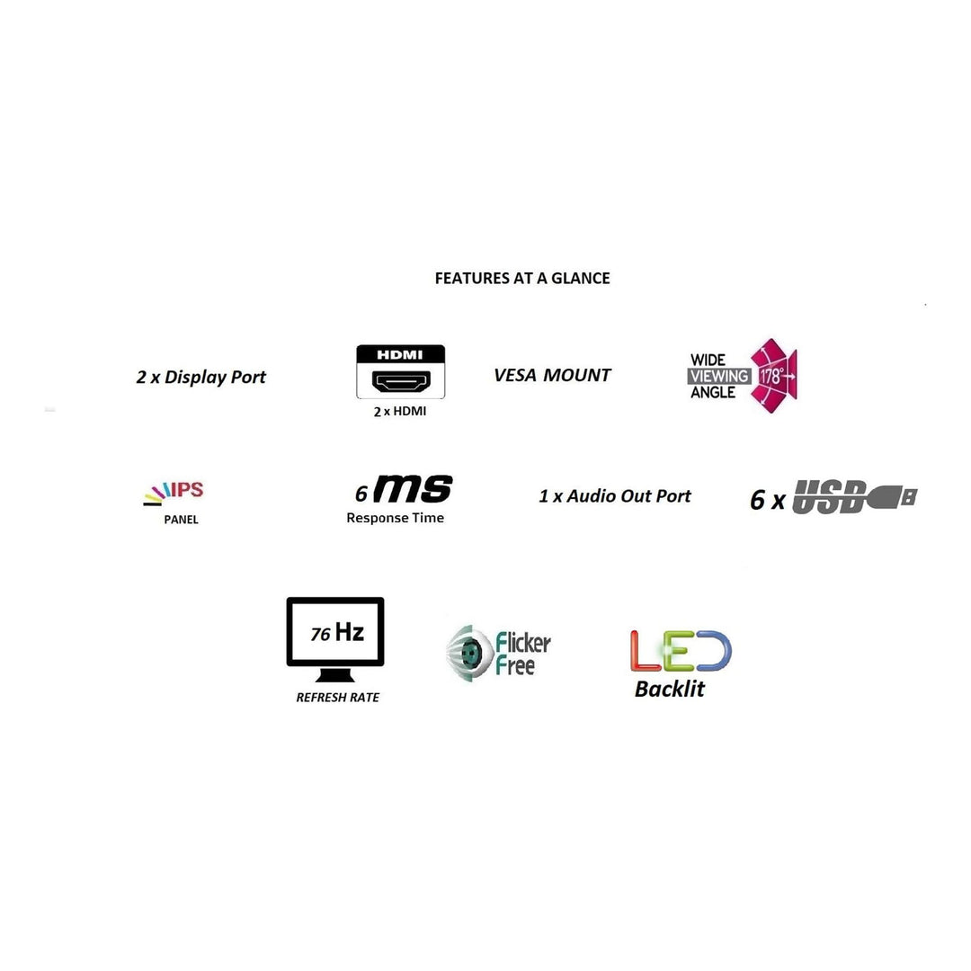 Dell U2415 UltraSharp 24-Inch 1080p Display LED Computer Monitor (As Is) - VMInnovations