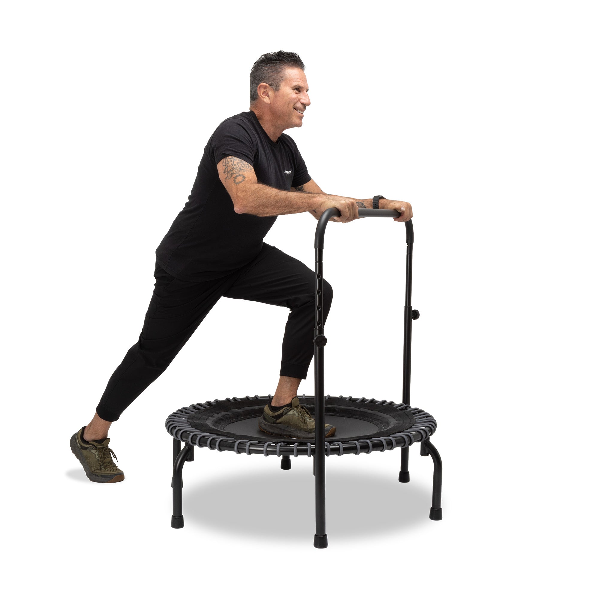 JumpSport 350 Series 39" Trampoline & Handle Bar w/Adjustable Bungees (Open Box)