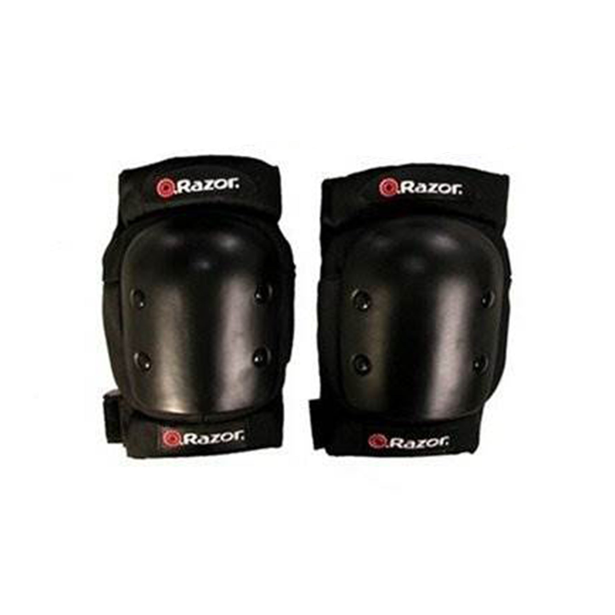 Razor Deluxe Pro Youth Multi-Sport Velcro Strap Elbow & Knee Pad Set, Black