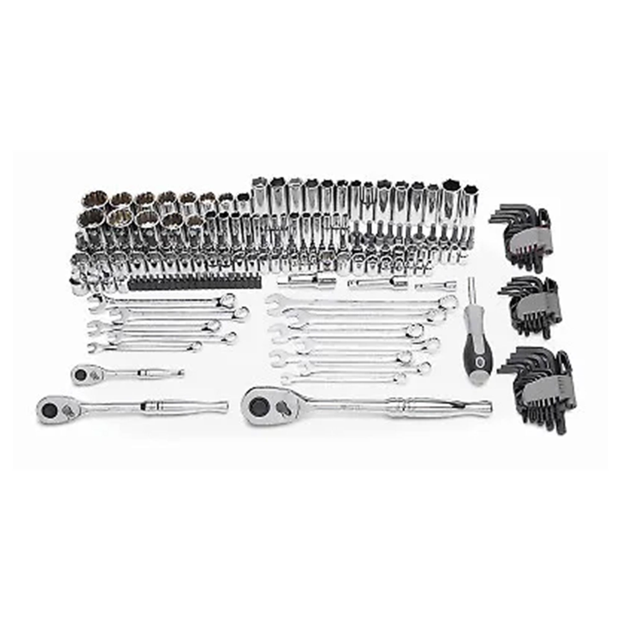 Master Mechanic 180 Piece Mechanics SAE and Metric Assorted Socket Tool Kit - VMInnovations
