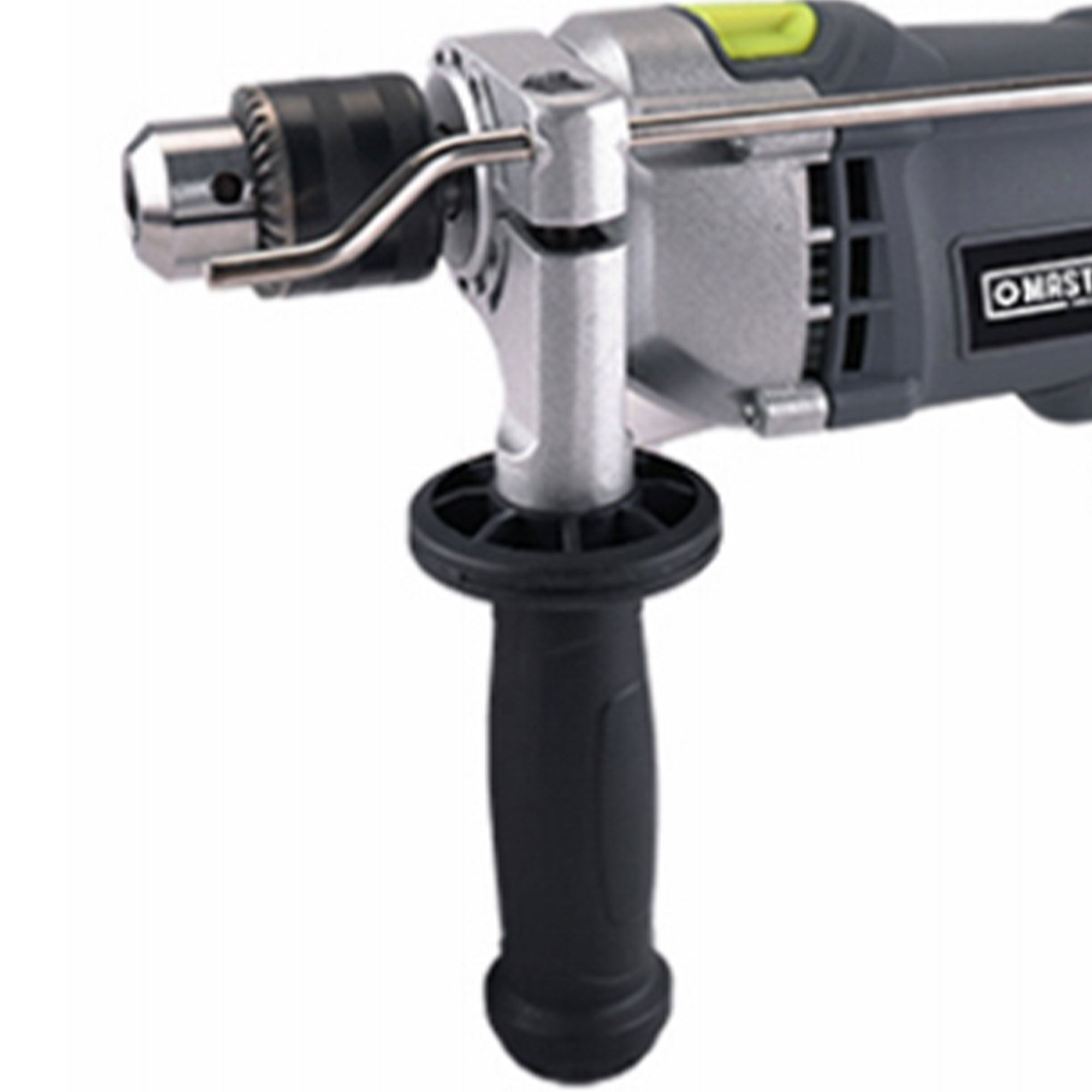 Master Mechanic 7.5 Amp 0.5 Inch Hammer Drill w/ Soft Grip Handle & Metal Gauge - VMInnovations