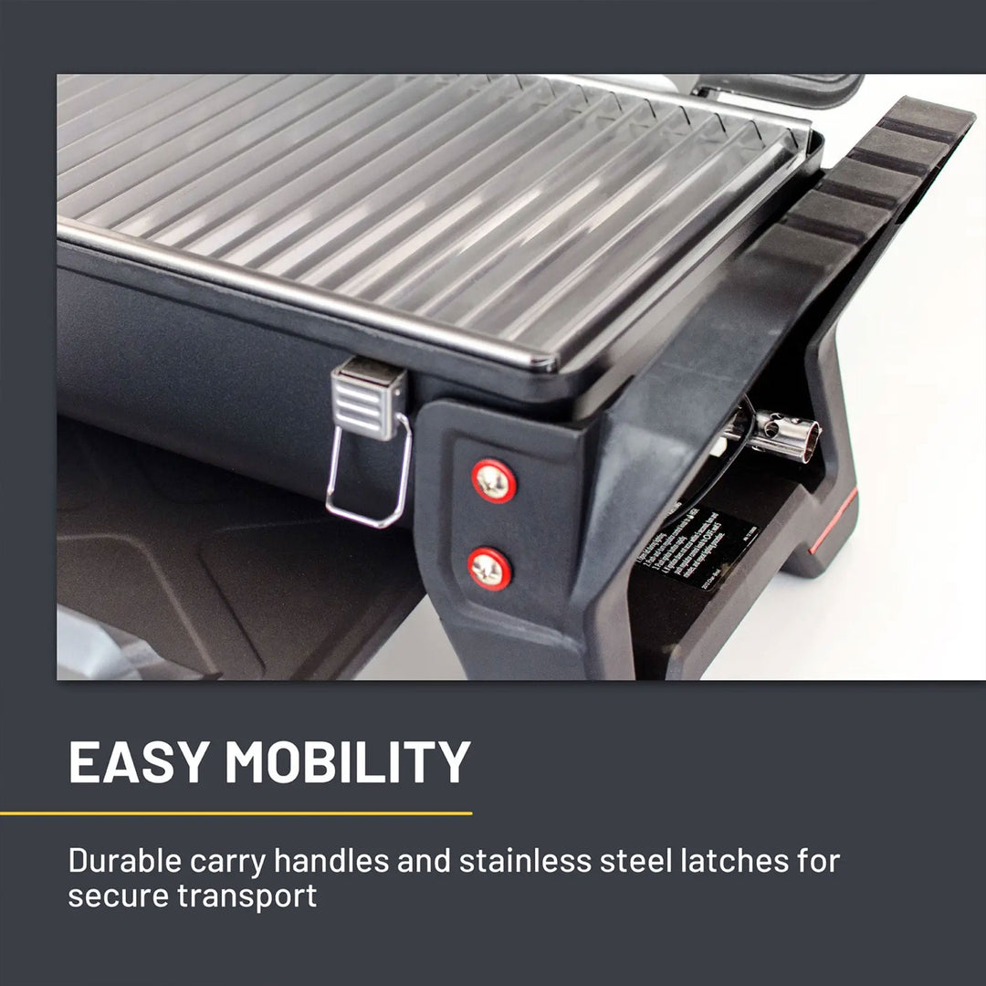 Char-Broil Grill2Go X200 Tabletop Gas Grill w/Tru-Infrared Cooking System, Black - VMInnovations