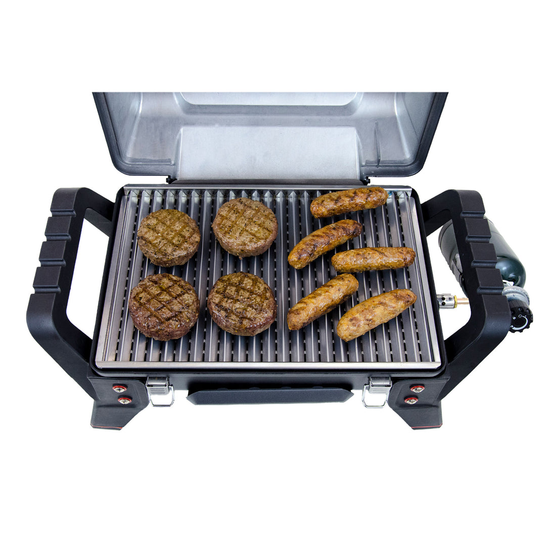 Char-Broil Grill2Go X200 Tabletop Gas Grill w/Tru-Infrared Cooking System, Black - VMInnovations
