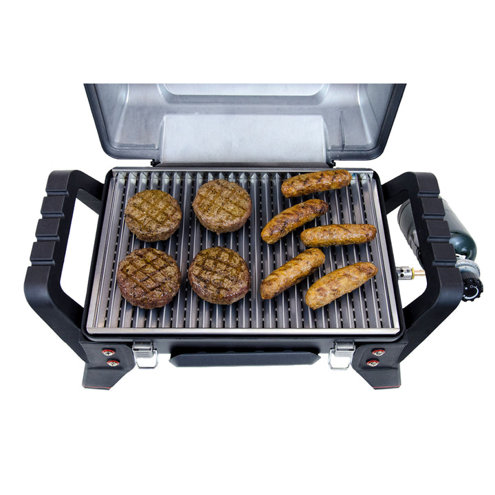 Char-Broil Grill2Go X200 Tabletop Gas Grill w/Tru-Infrared Cooking System, Black - VMInnovations