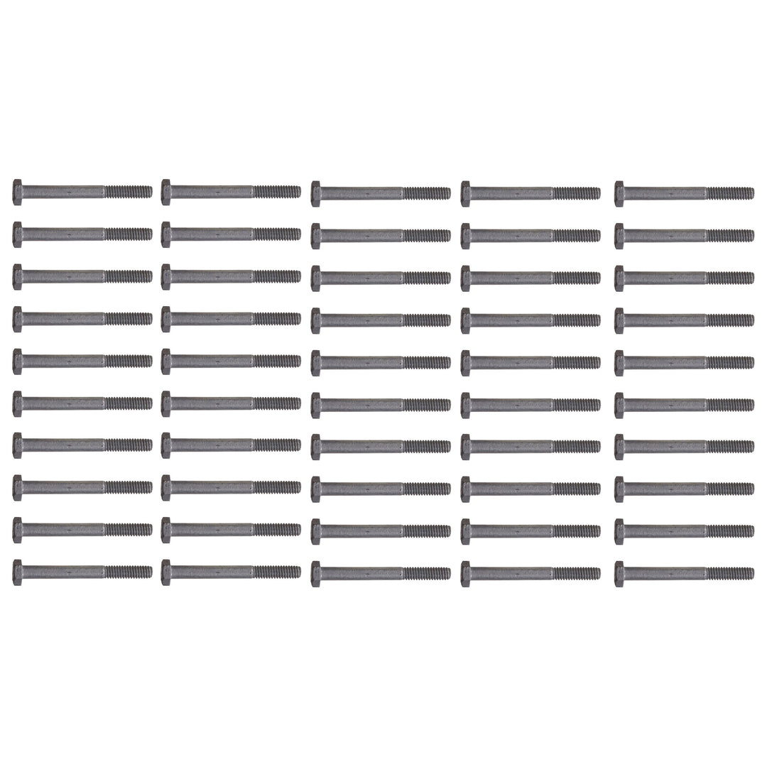 Hillman Galvanized 0.5 x 3 Inch Hex Bolts, Wood to Wood/Metal to Metal (50 Pack)