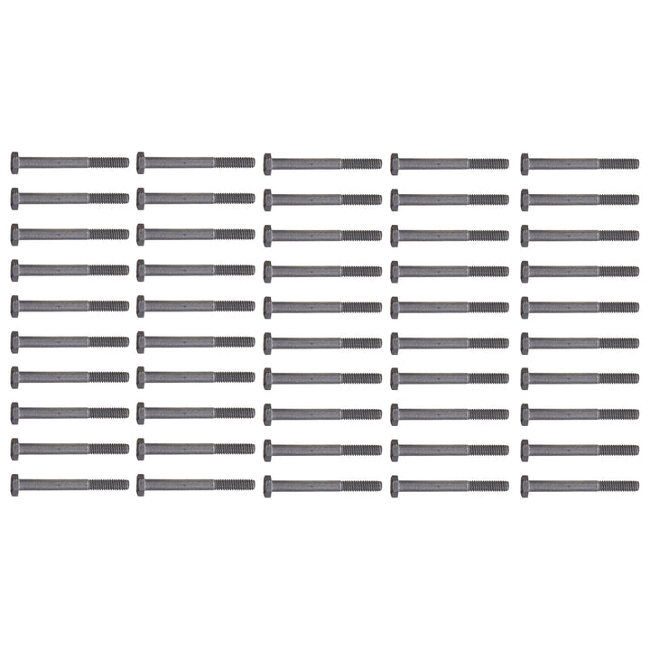 Hillman Galvanized 0.5 x 3 Inch Hex Bolts, Wood to Wood/Metal to Metal (50 Pack)