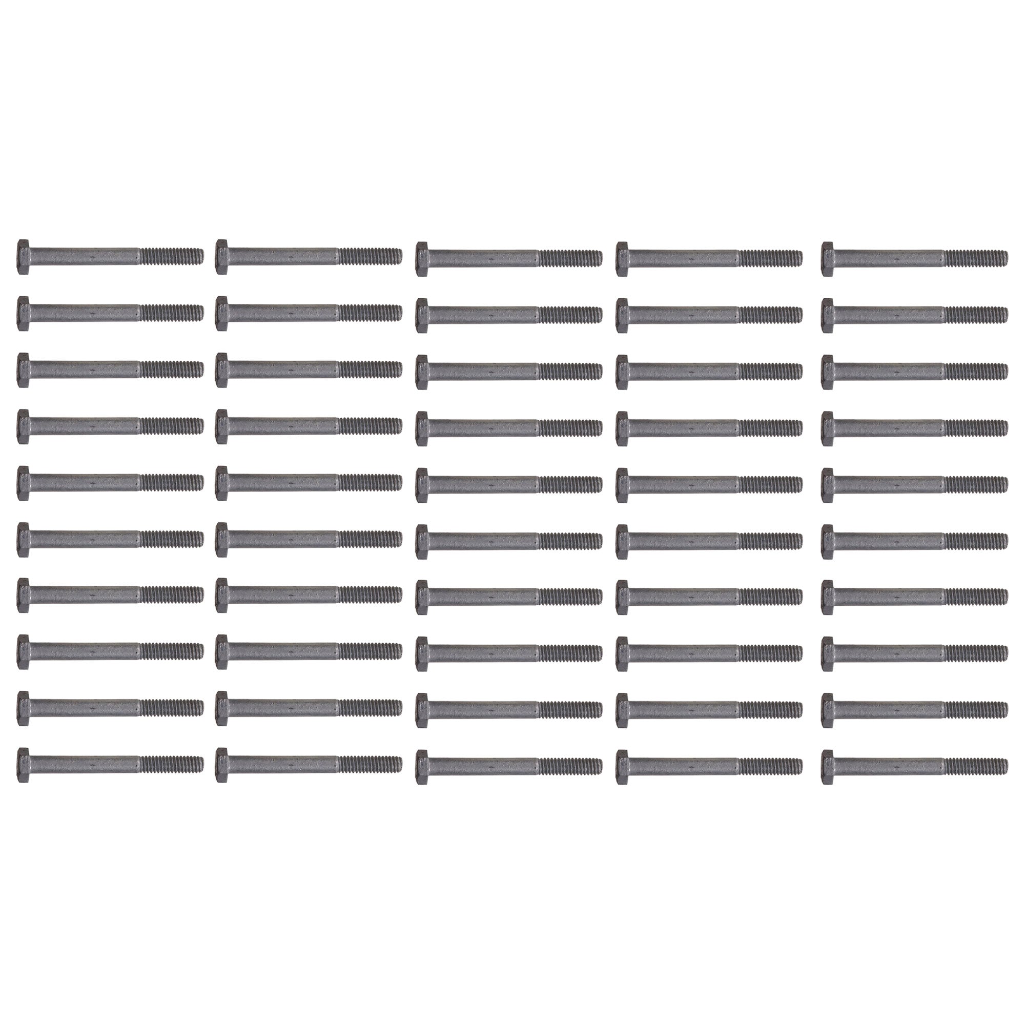 Hillman Galvanized 0.5 x 3 Inch Hex Bolts, Wood to Wood/Metal to Metal (50 Pack) - VMInnovations