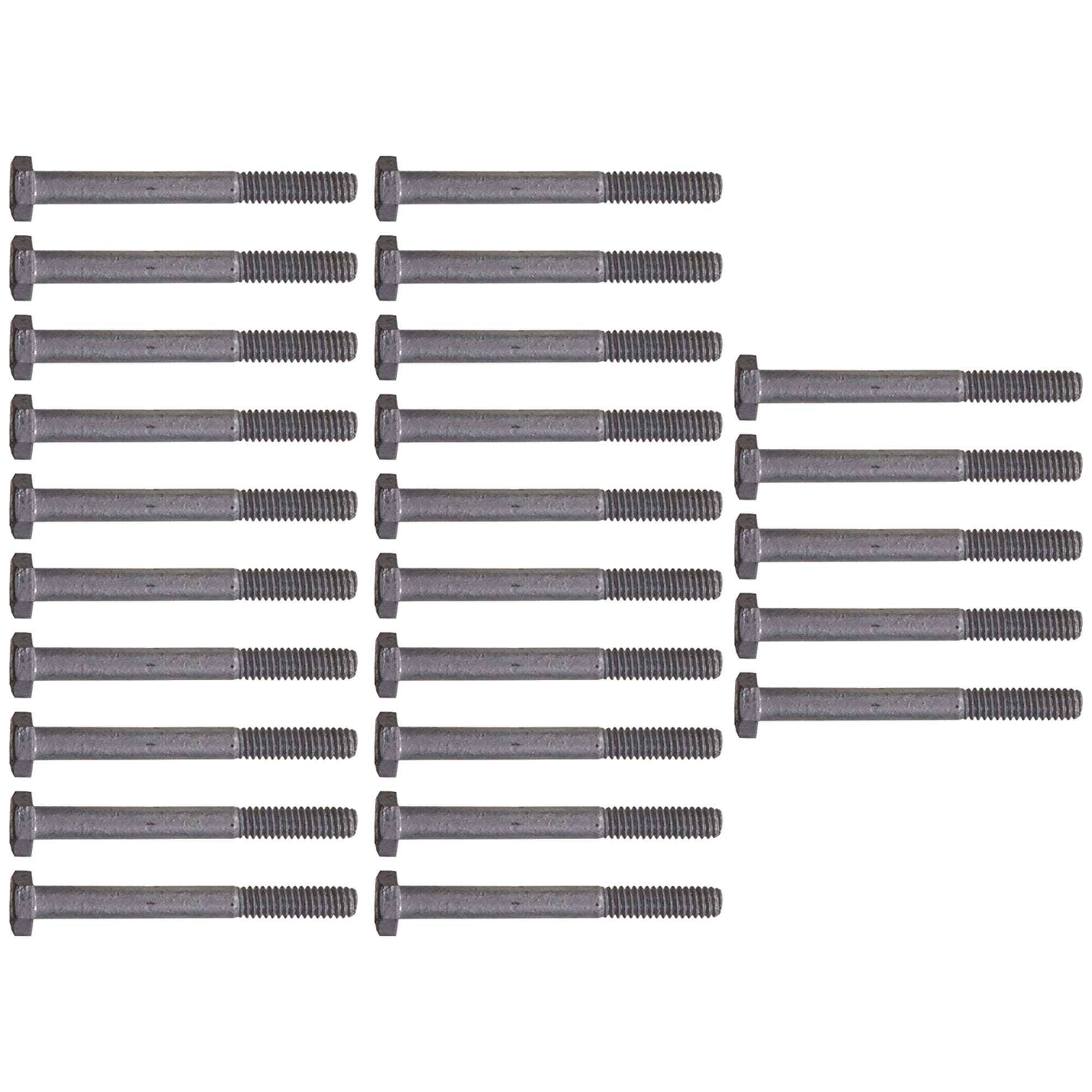 Hillman Galvanized 0.5 x 6 Inch Hex Bolts, Wood to Wood/Metal to Metal (25 Pack)