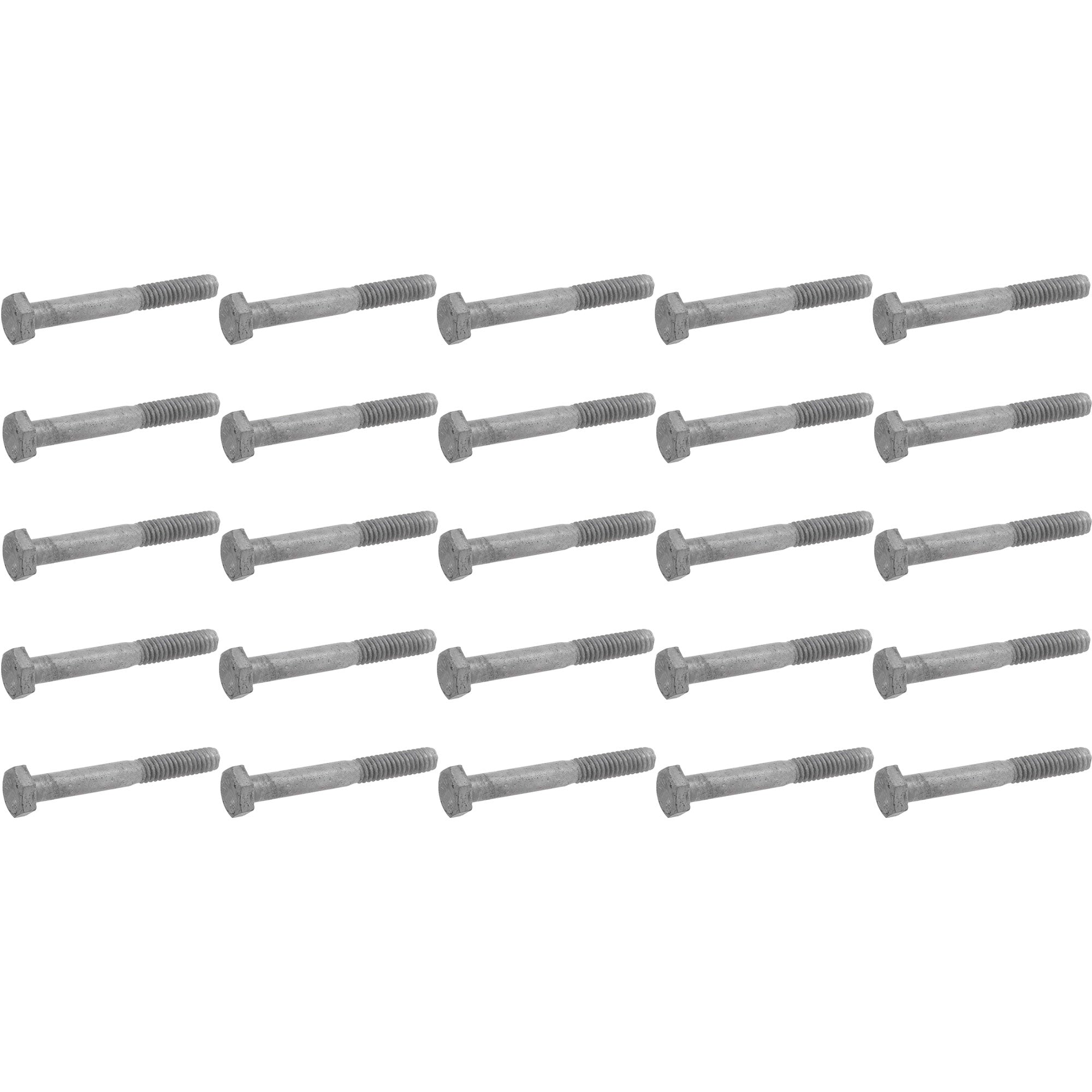Hillman Galvanized .5 x 8 Inches Hex Bolts, Wood-Wood/Metal-Metal (25 Pack) - VMInnovations