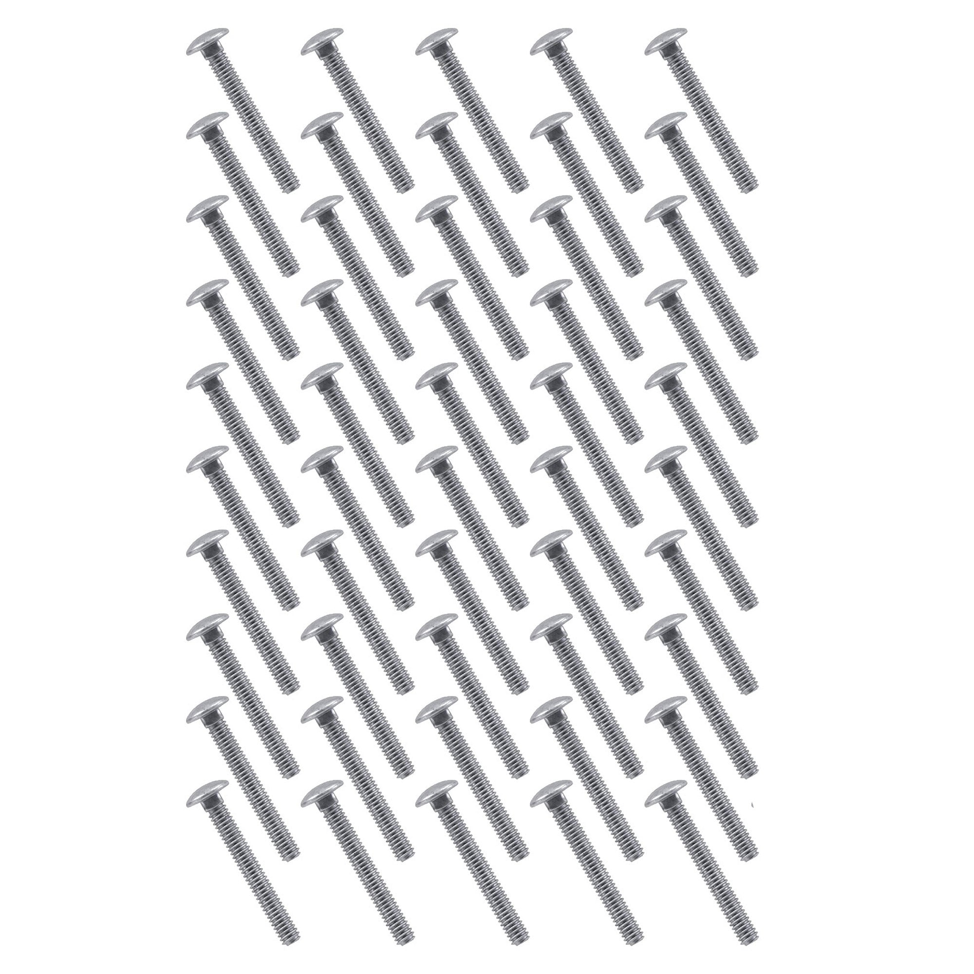 Hillman .94" x 6 Galvanized Carriage Bolts for Wood or Metal Frame, (50 Pack)