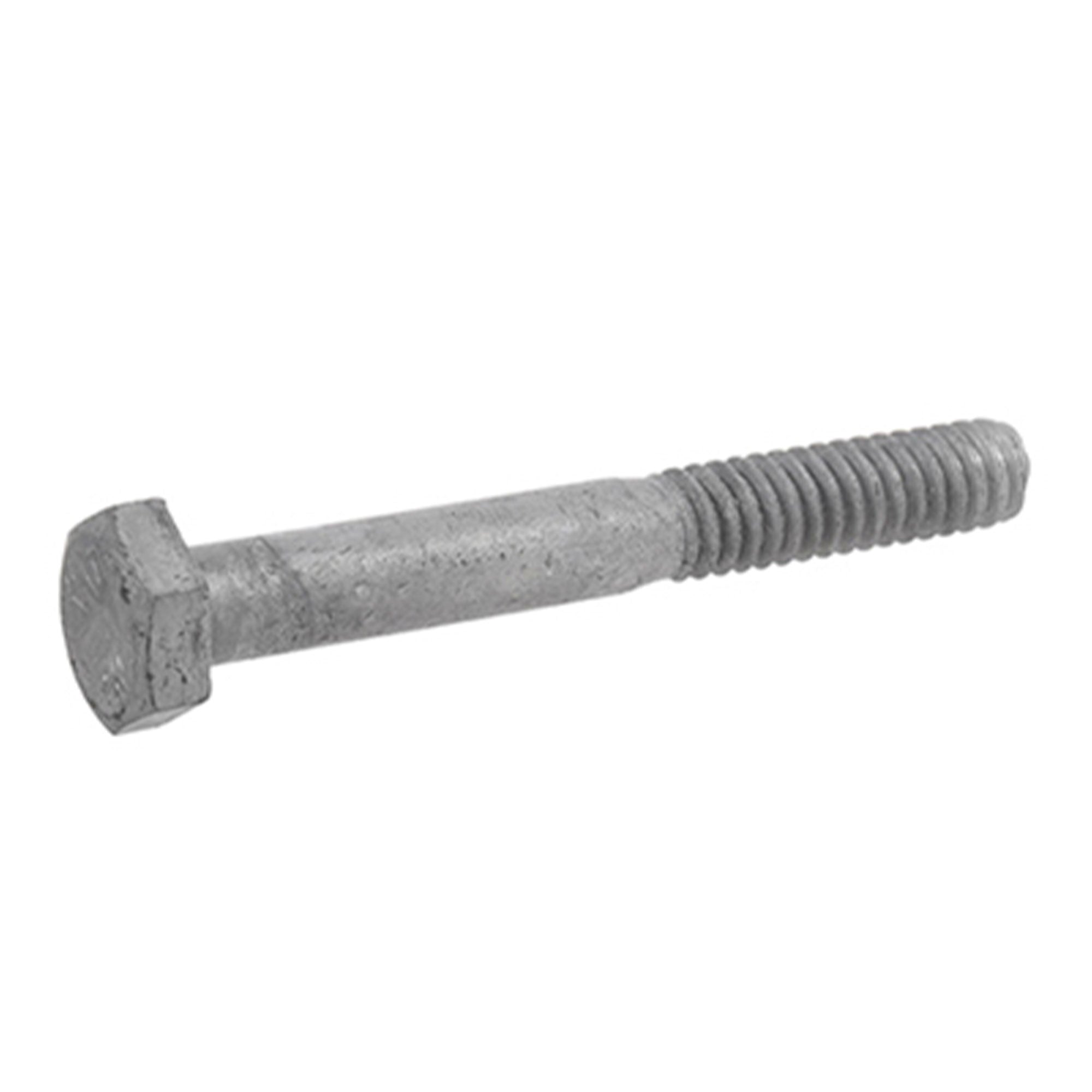 Hillman 100 Piece Galvanized 1/4 x 1/4 In Hex Bolts Wood to Wood Metal to Metal