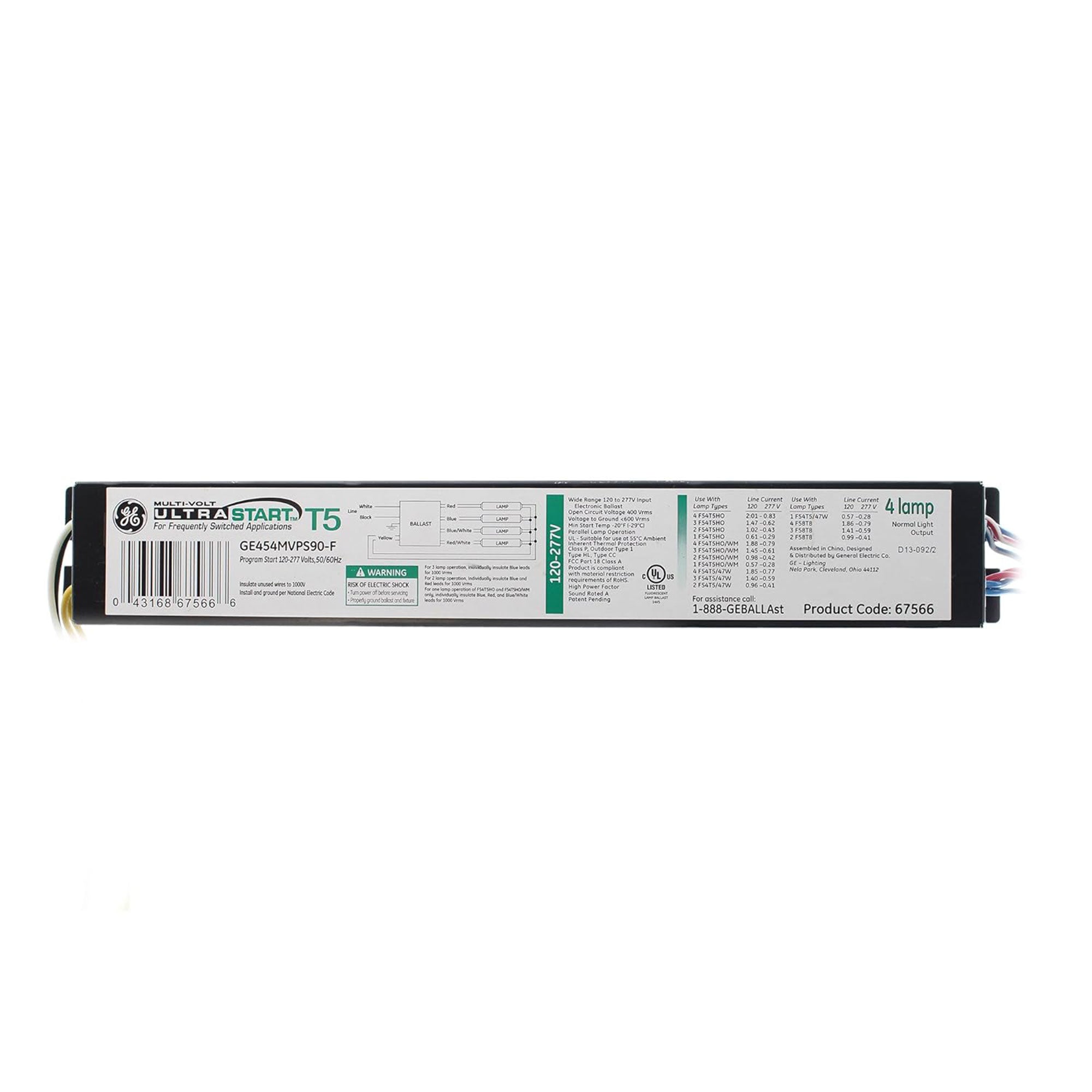 GE Electronic High Output Ballast with Non Dimming Design for Home Improvement - VMInnovations
