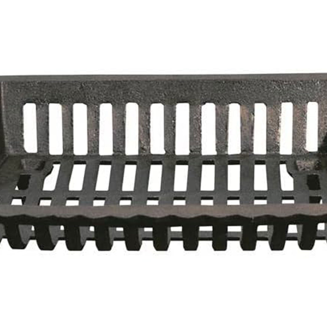 Panacea 18 Inch Cast Iron Fireplace Grate for Fireplace Log Carriers and Holders - VMInnovations