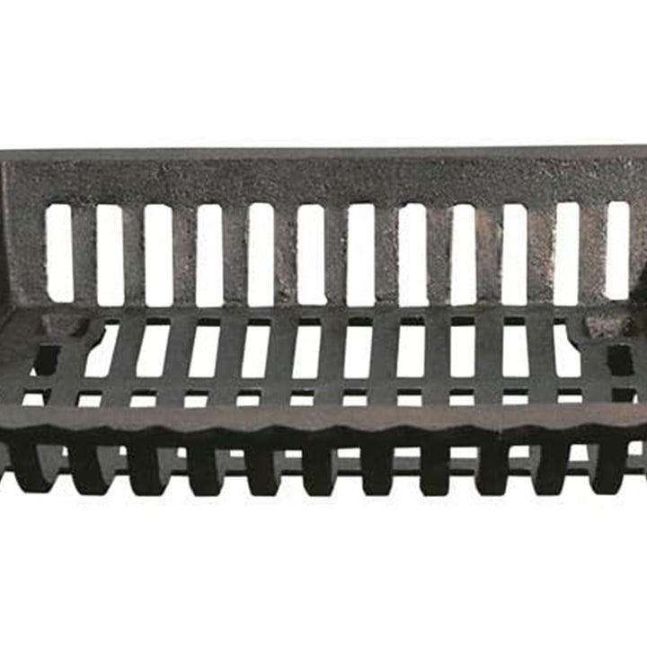 Panacea 18 Inch Cast Iron Fireplace Grate for Fireplace Log Carriers and Holders - VMInnovations