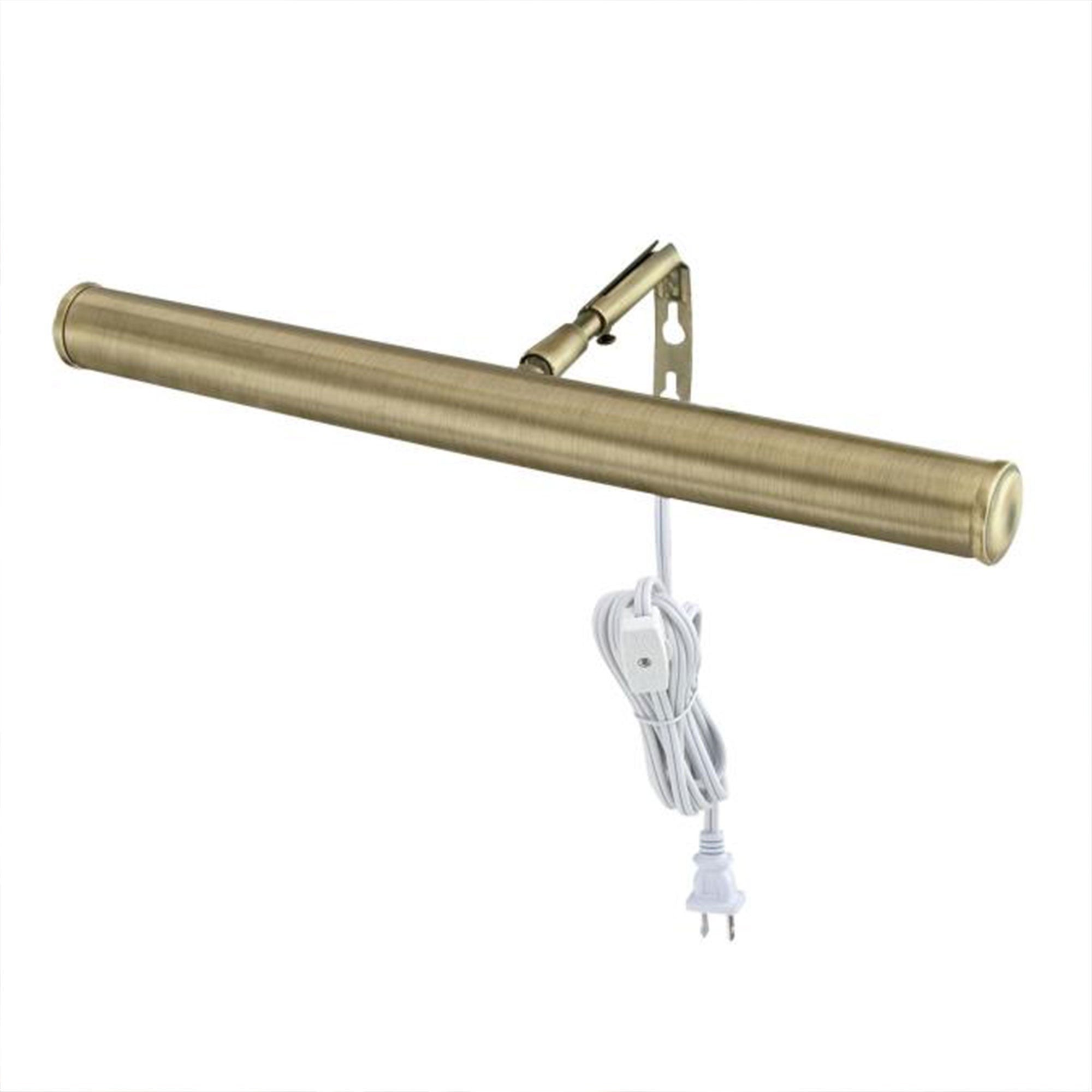 Westinghouse 14 Inch Antique Brass Slimline Picture Light with In Line Switch - VMInnovations