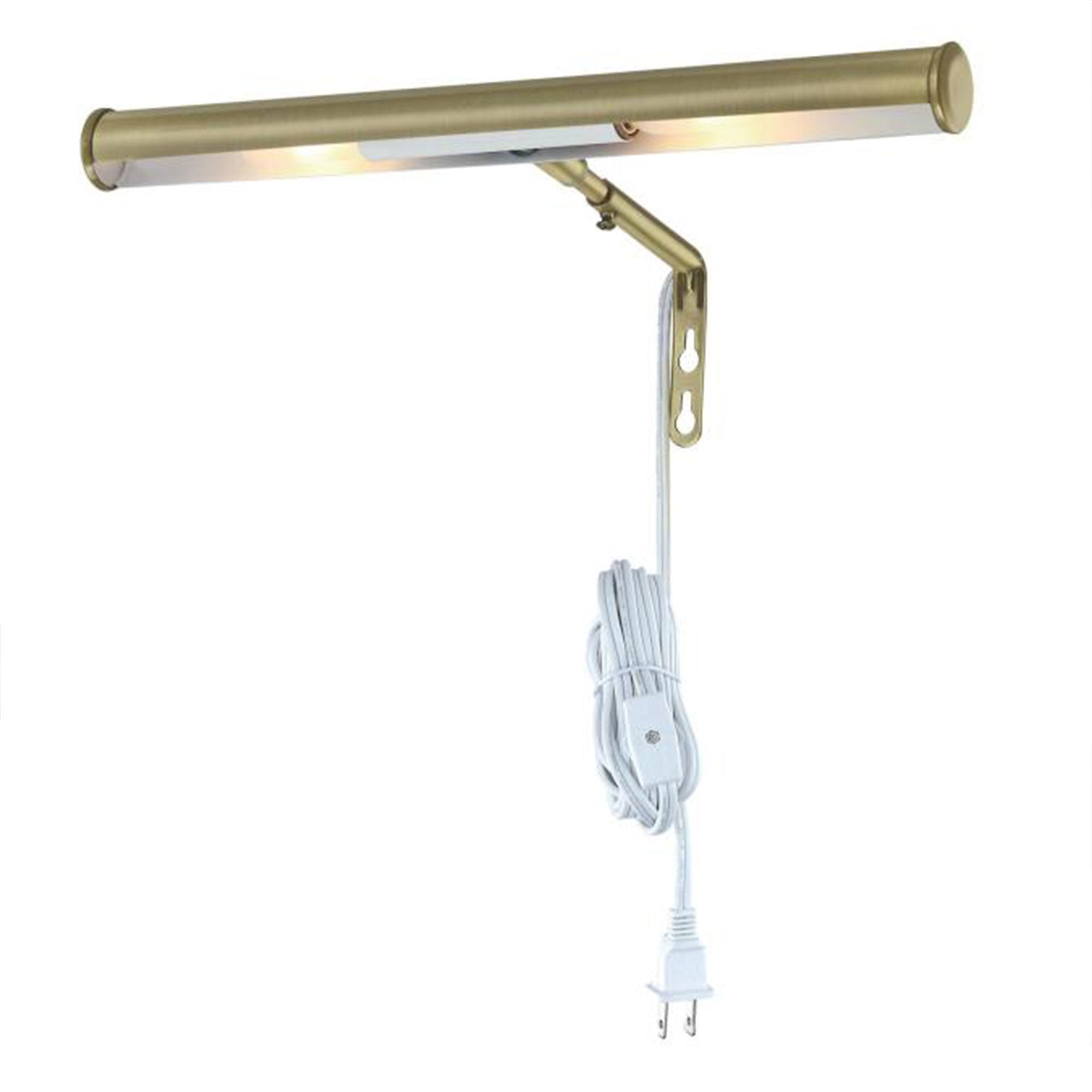 Westinghouse 14 Inch Antique Brass Slimline Picture Light with In Line Switch - VMInnovations