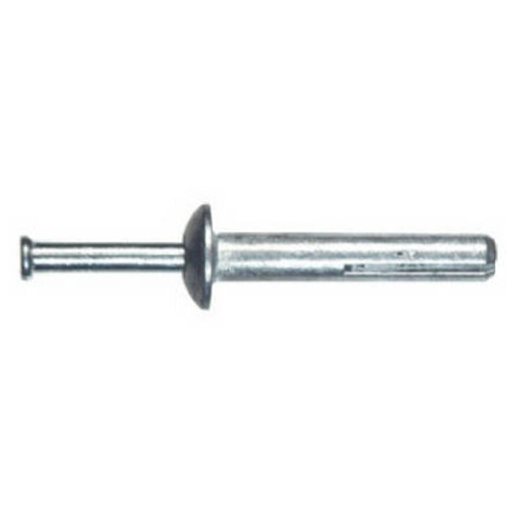 Hillman 1/4" x 1.5" L Steel Mushroom Head Hammer Drive Masonry Anchor (100 Pack) - VMInnovations